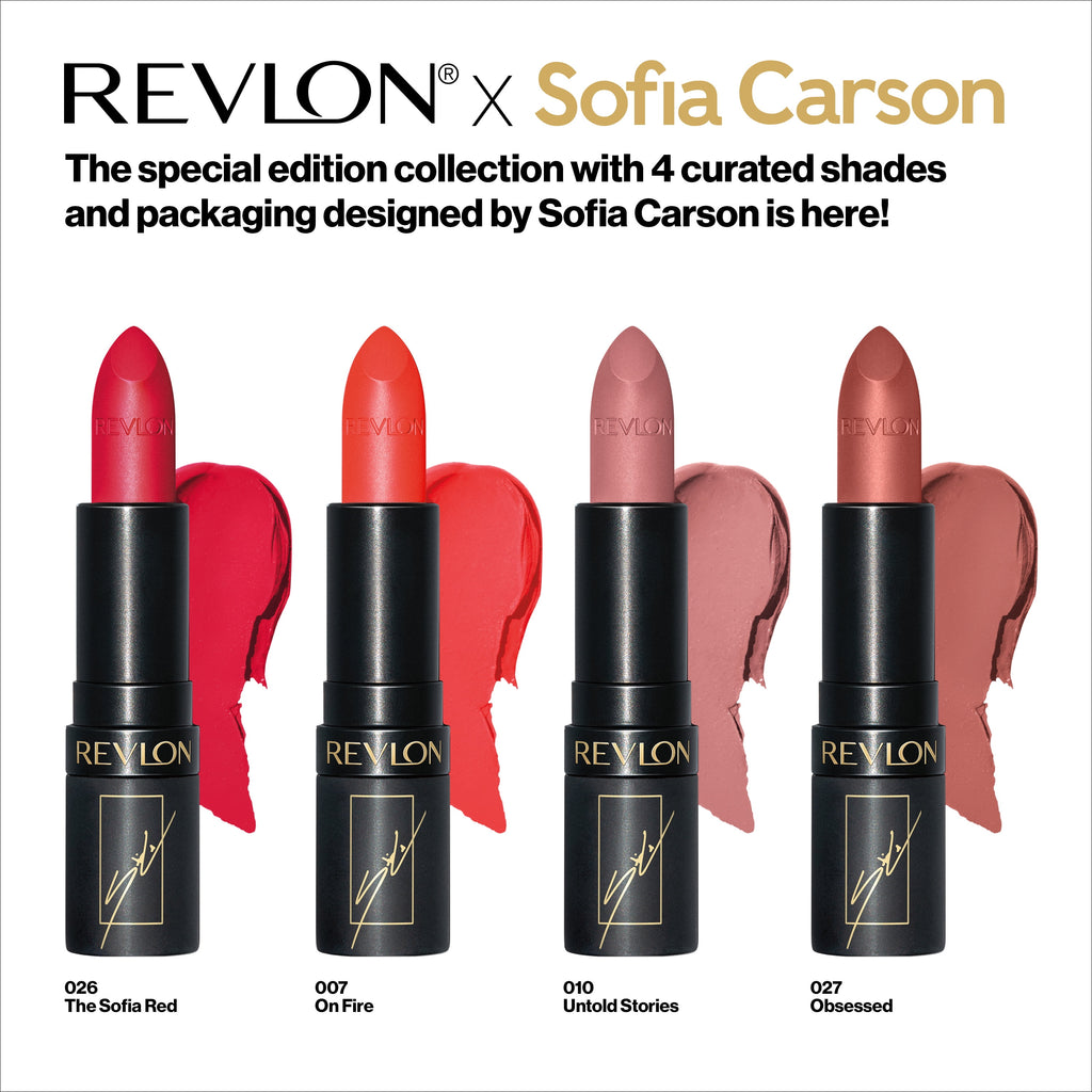 Revlon x Sofia Carson Super Lustrous The Luscious Mattes - On Fire