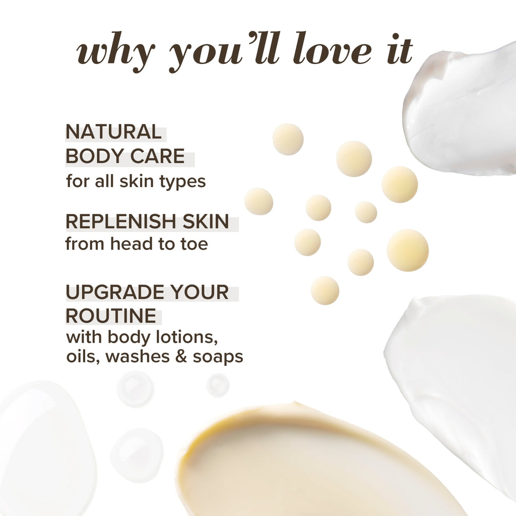 Burt's Bees Vitamin E Body Lotion for Normal to Dry Skin with Milk and Honey, 6 oz