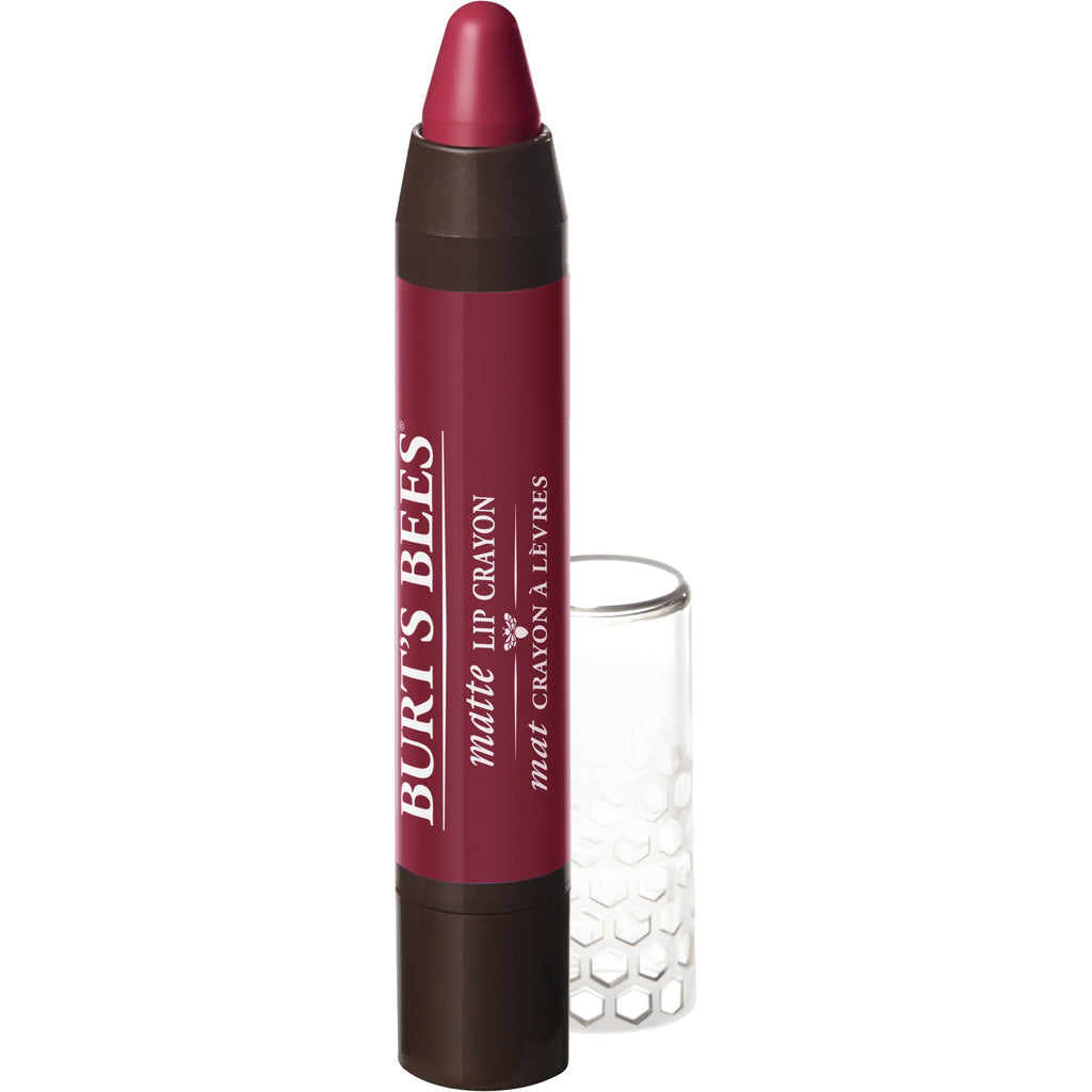 Burt's Bees 100% Natural Origin Moisturizing Matte Lip Crayon, Napa Vineyard - 1 Crayon