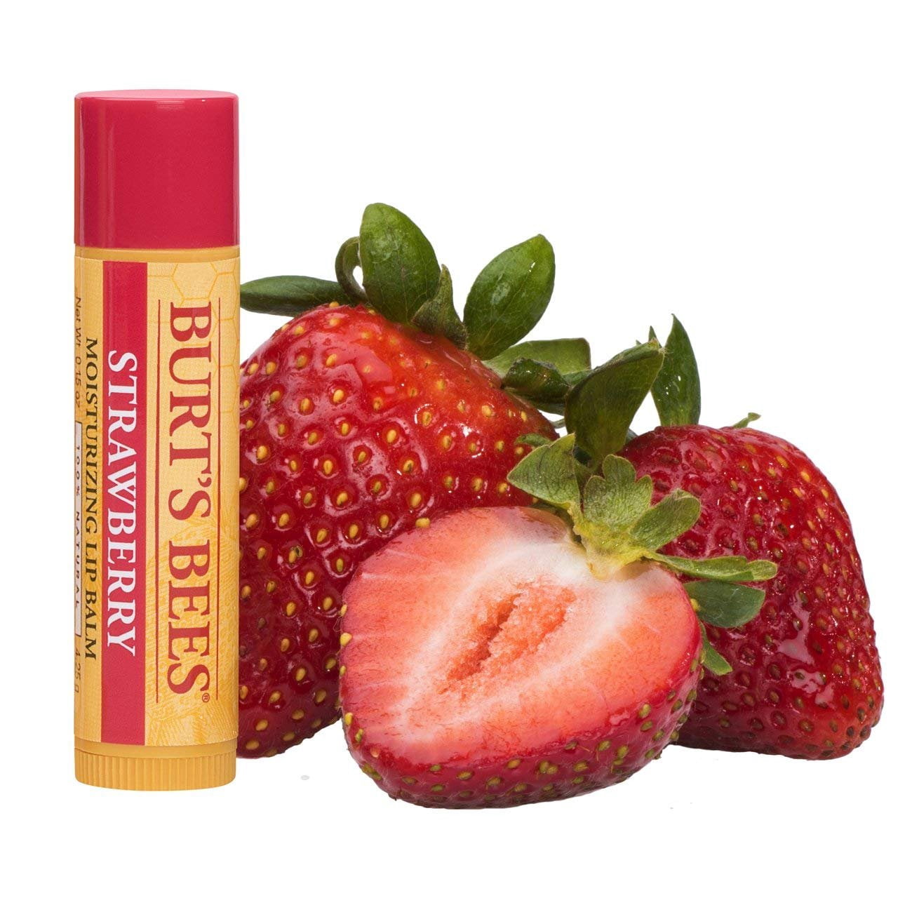 Burt's Bees - Moisturizing Lip Balm Pack Strawberry - 2 Tubes