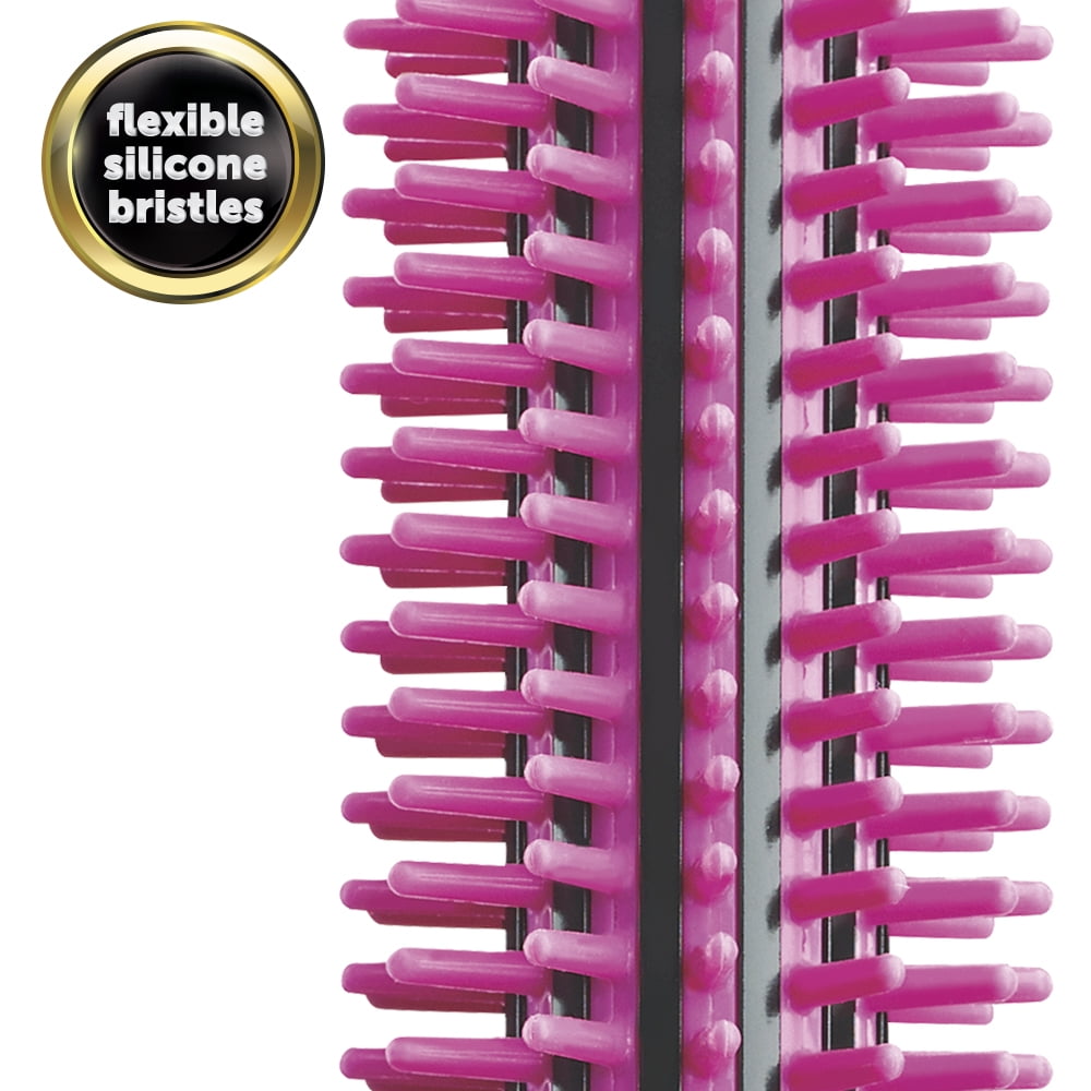 Revlon Pro Collection Silicone 1" Heated Brush, Black and Pink