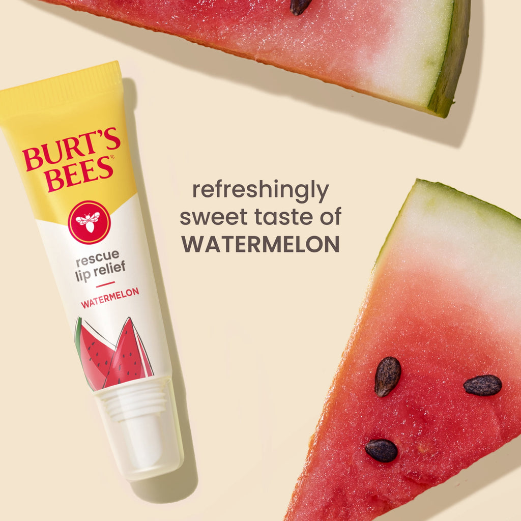 Burt's Bees Watermelon and Berry Medley Rescue Lip Relief, 2-Pack, 0.35 oz.