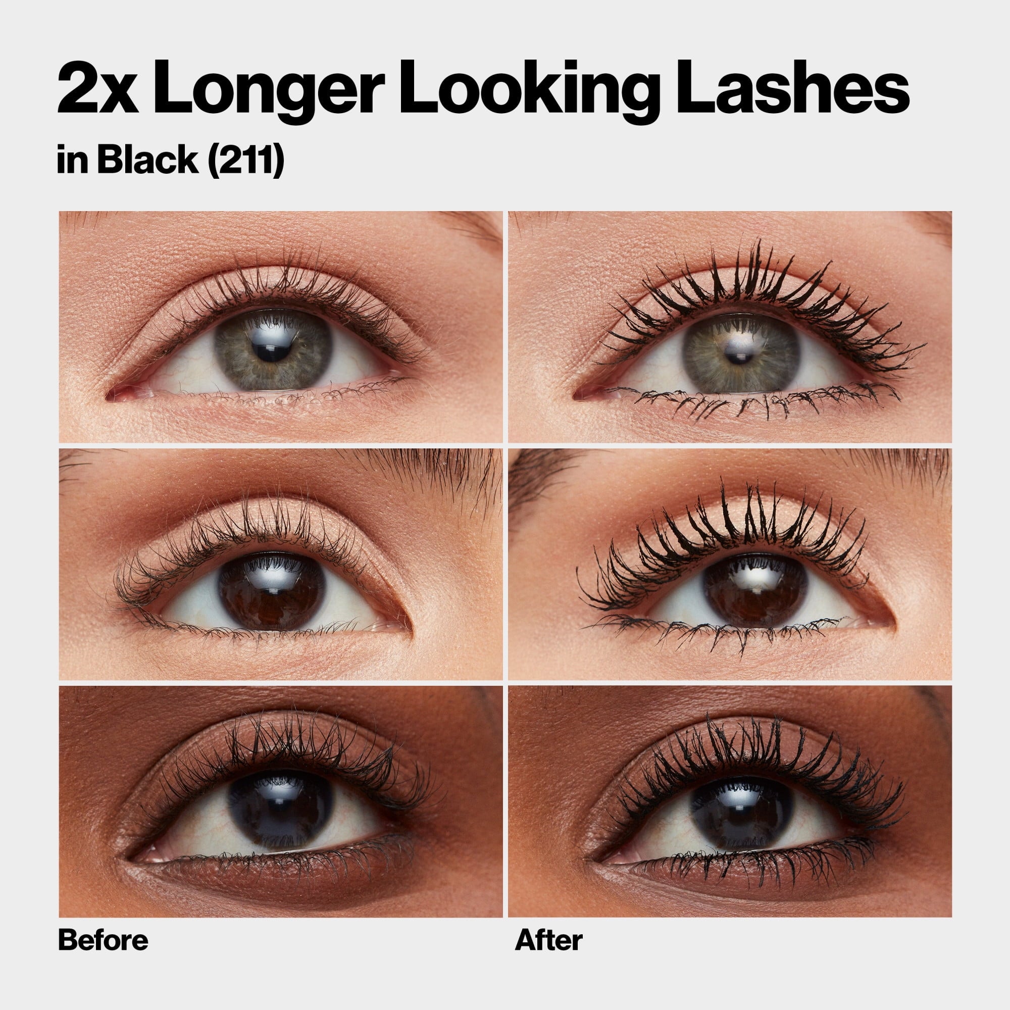 Revlon ColorStay Xtensionnaire Lengthening Mascara, Lash Serum and Mascara In One, 203 Black Brown