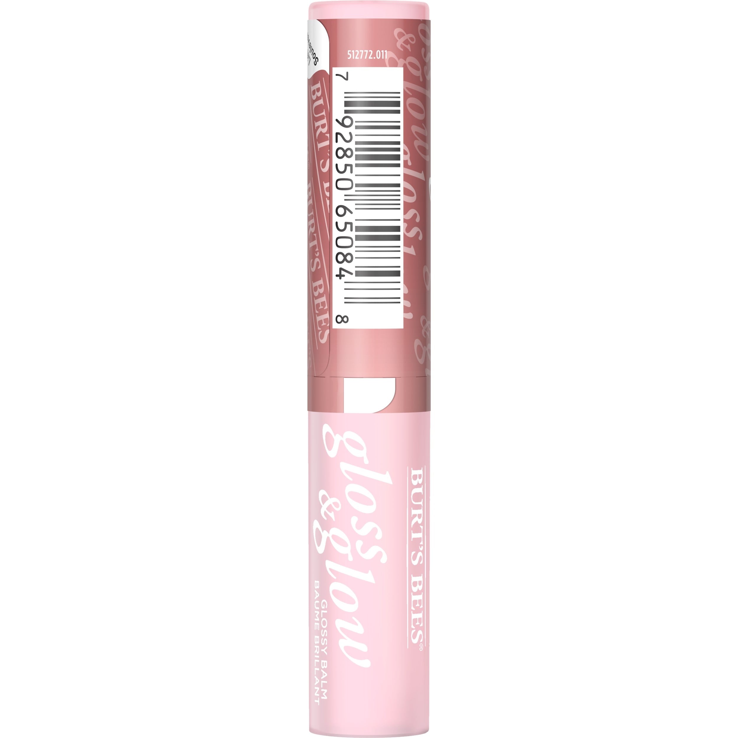 Burts Bees Gloss and Glow Glossy Balm, 100% Natural Origin, Chai Time, 1 Tube