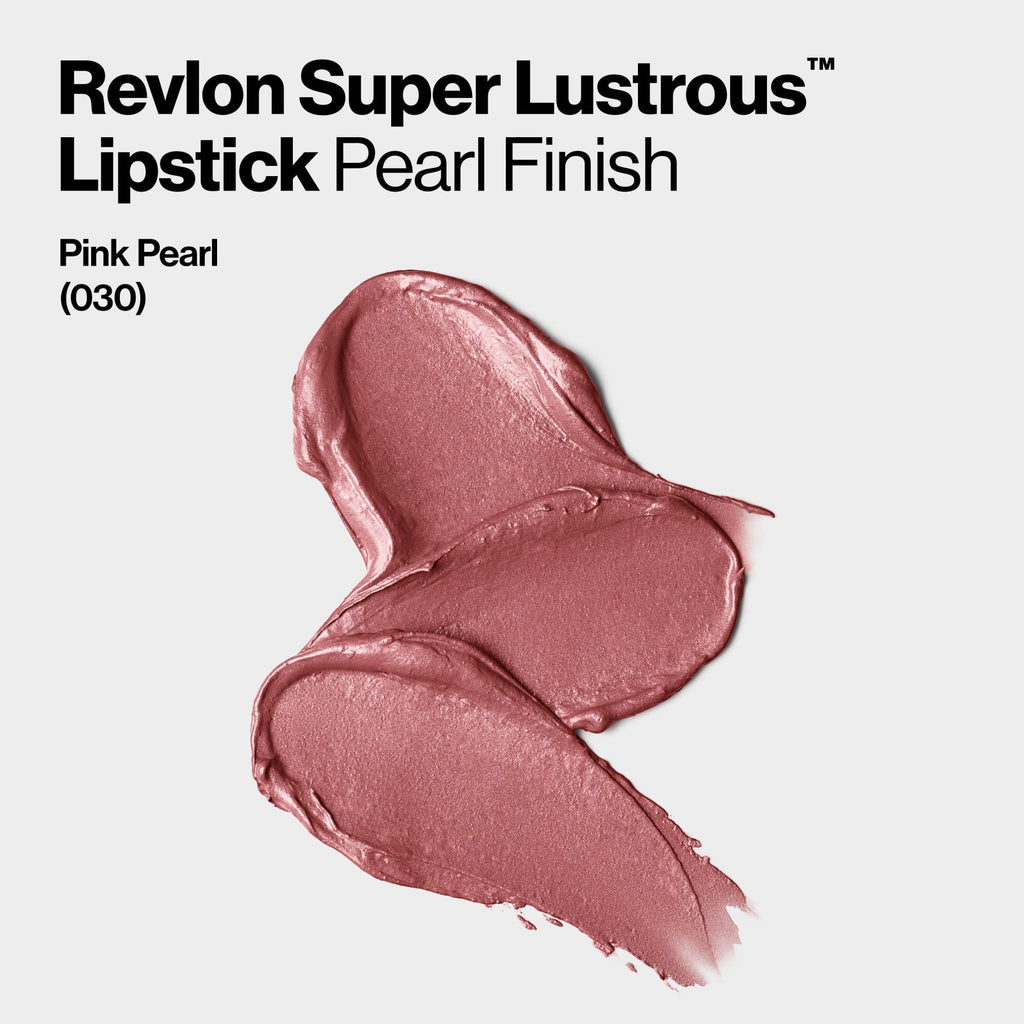 Revlon Super Lustrous Pearl Lipstick, Creamy Formula, 030 Pink Pearl
