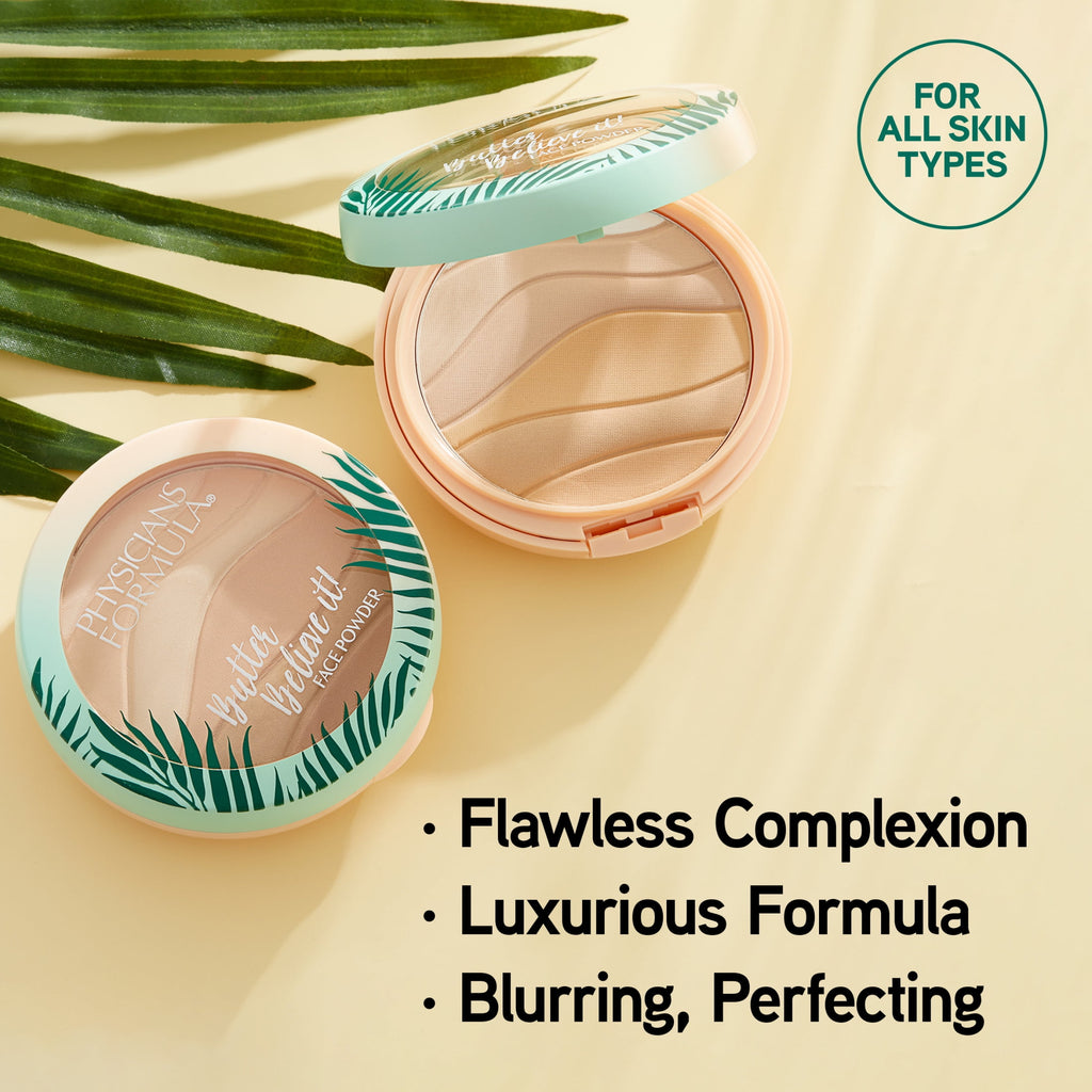 Physicians Formula Murumuru Butter Butter Believe it, Pressed Powder, Creamy Natural
