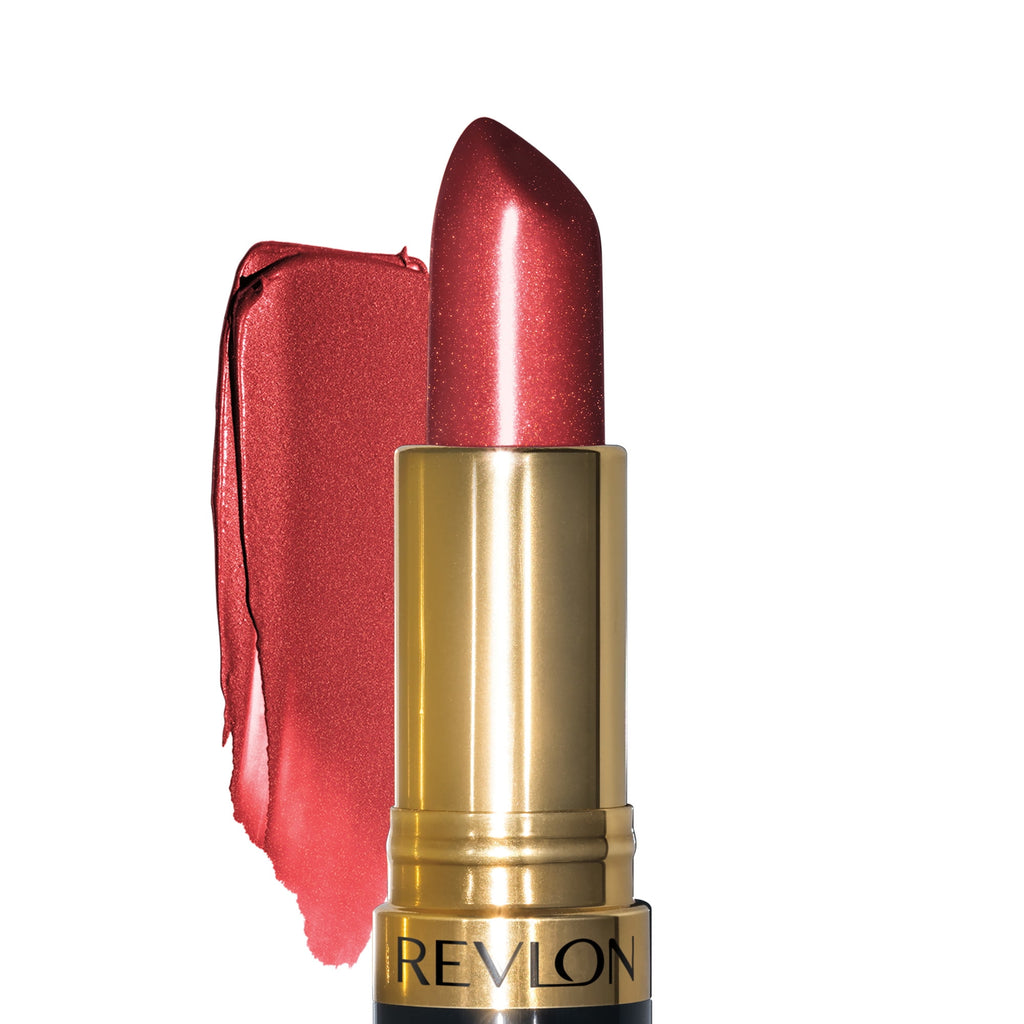 Revlon Super Lustrous Lipstick with Vitamin E and Avocado Oil, Ruby Attitude, 0.15 oz