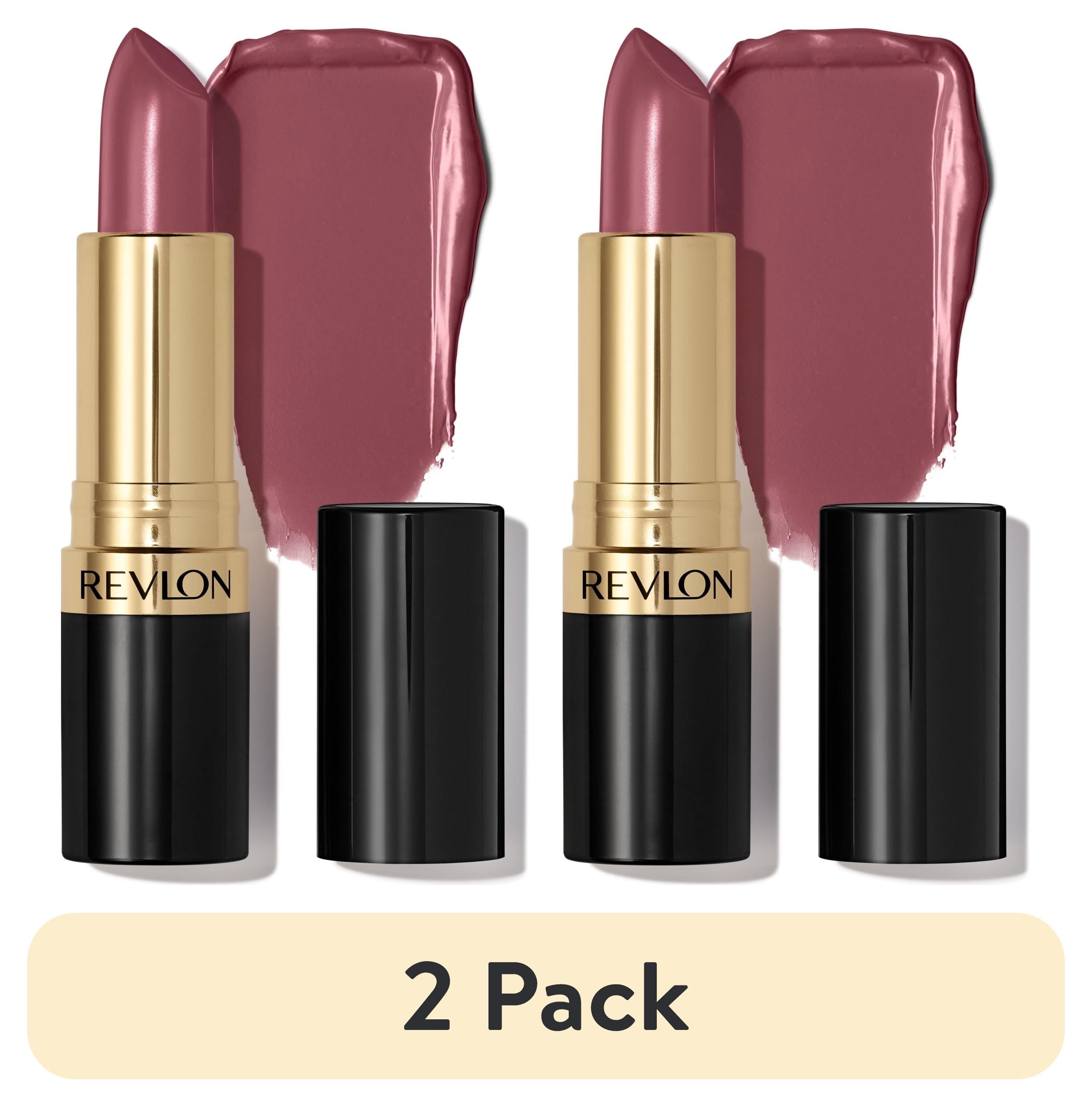 (2 pack) Revlon Super Lustrous Creme Lipstick, Creamy Formula, 473 Mauvey Night, 0.15 oz
