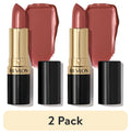 (2 pack) Revlon Super Lustrous Creme Lipstick, Creamy Formula, 130 Rose Velvet, 0.15 oz
