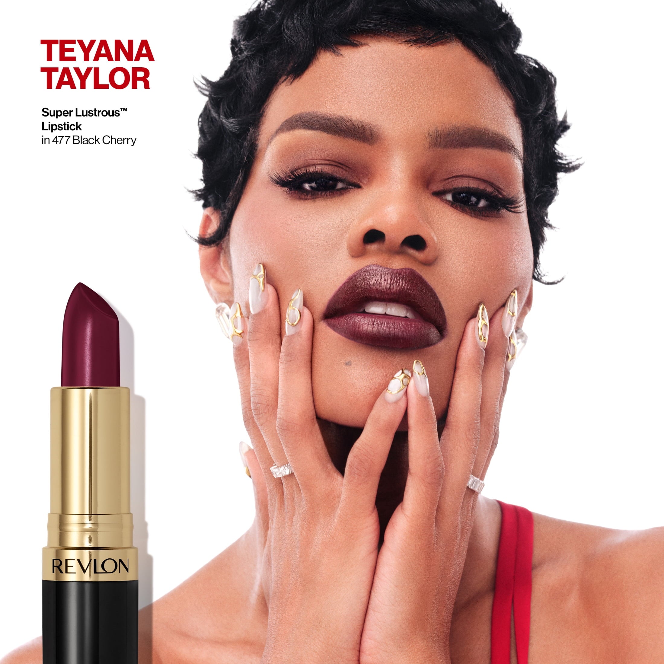 Revlon Super Lustrous Creme Lipstick, Creamy Formula, 520 Wine With Everything, 0.15 oz