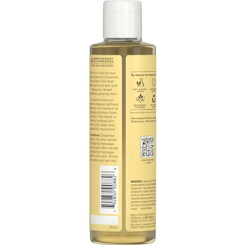 Burt's Bees, Cleansing Oil with Coconut & Argan Oils, 6 fl oz (177.4 ml)