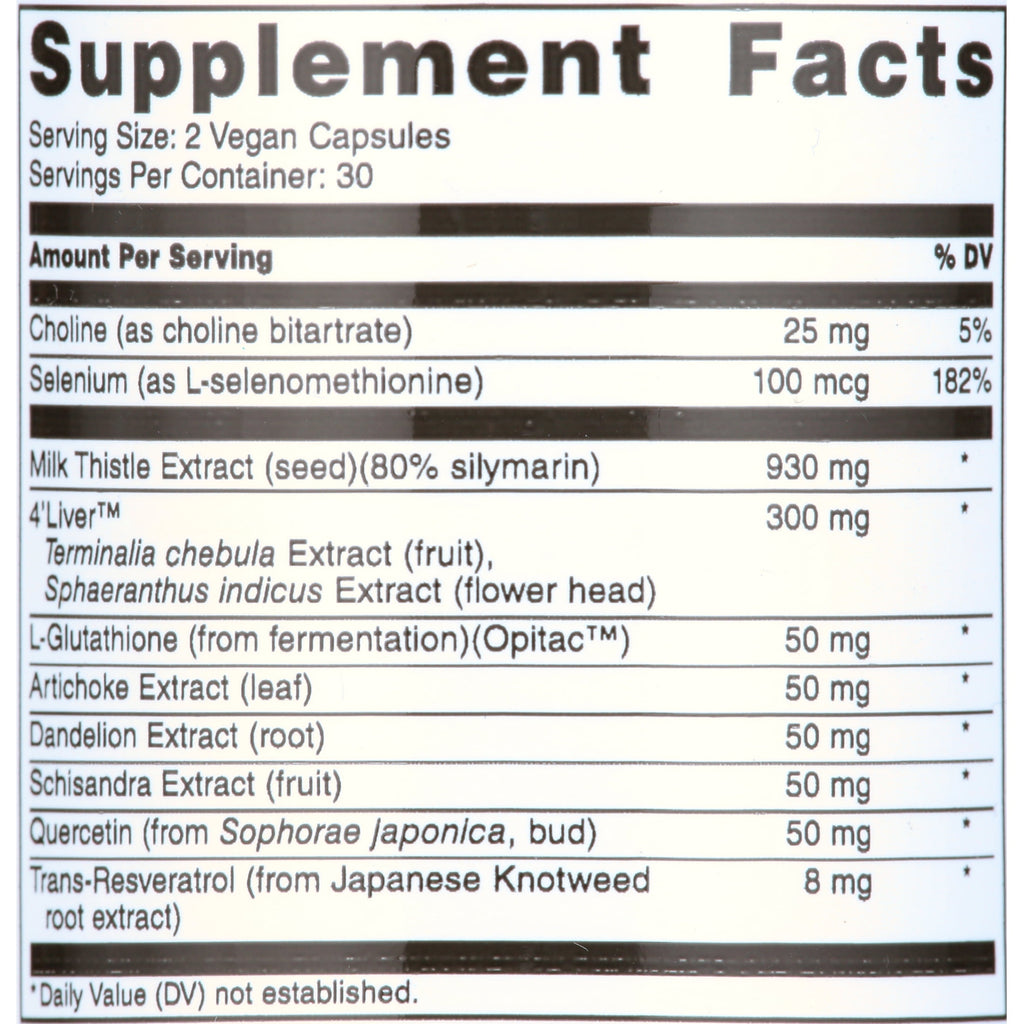DOCTORS’ PREFERRED Liver+ Revive & Restore with  Milk Thistle - 60 Capsules