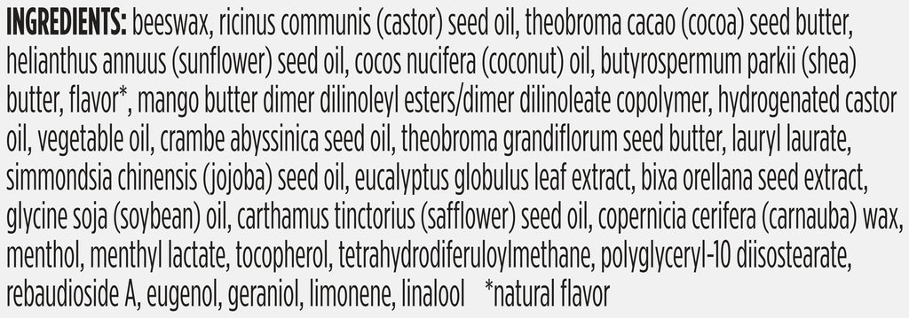 Burt's Bees 100% Natural Origin Rescue Lip Balm, Cooling Eucalyptus, 1 Tube