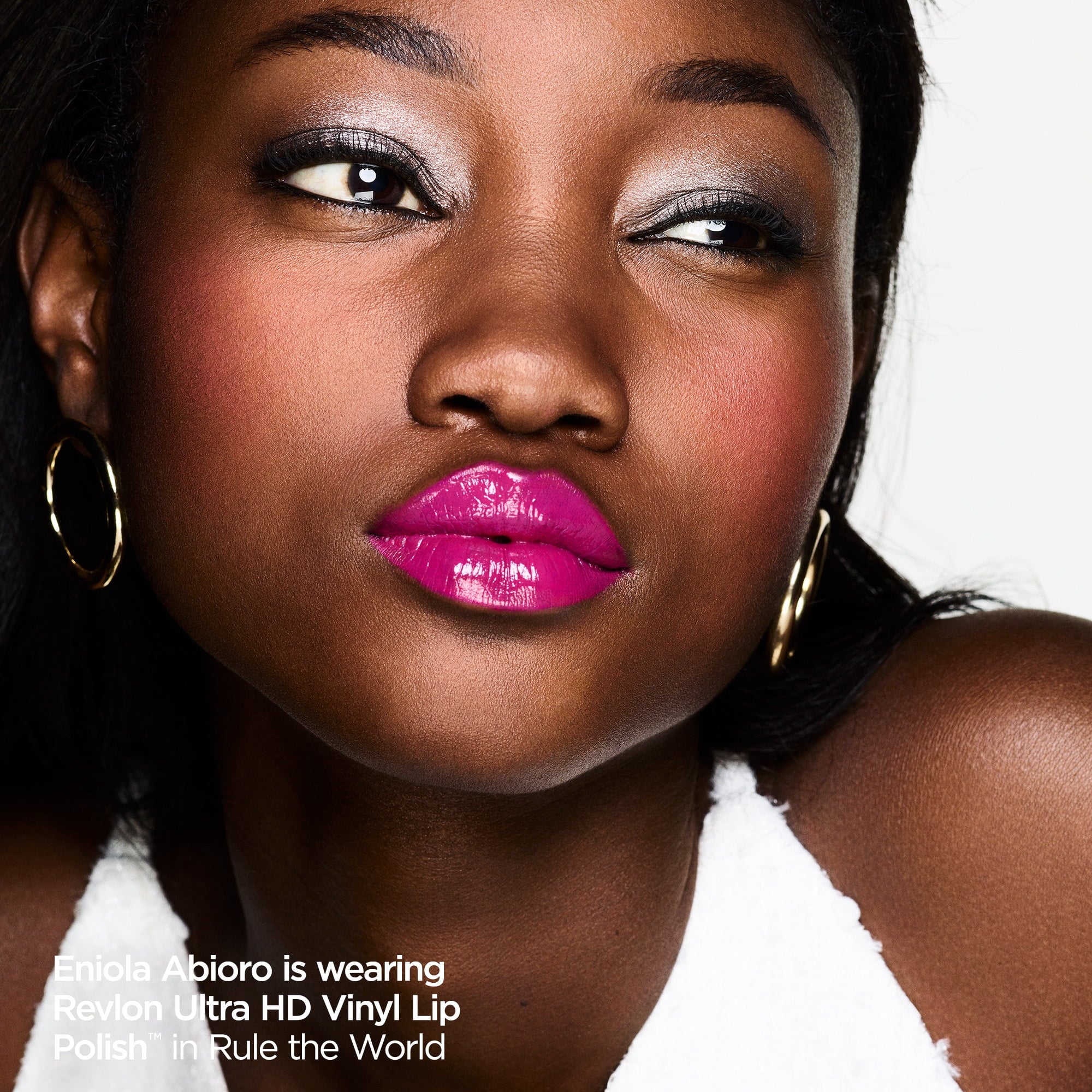 Revlon Ultra HD Vinyl Lip Polish, Liquid Lipstick with Aloe Leaf Extract and Vitamin E , 910 Cherry on Top, 0.16 oz