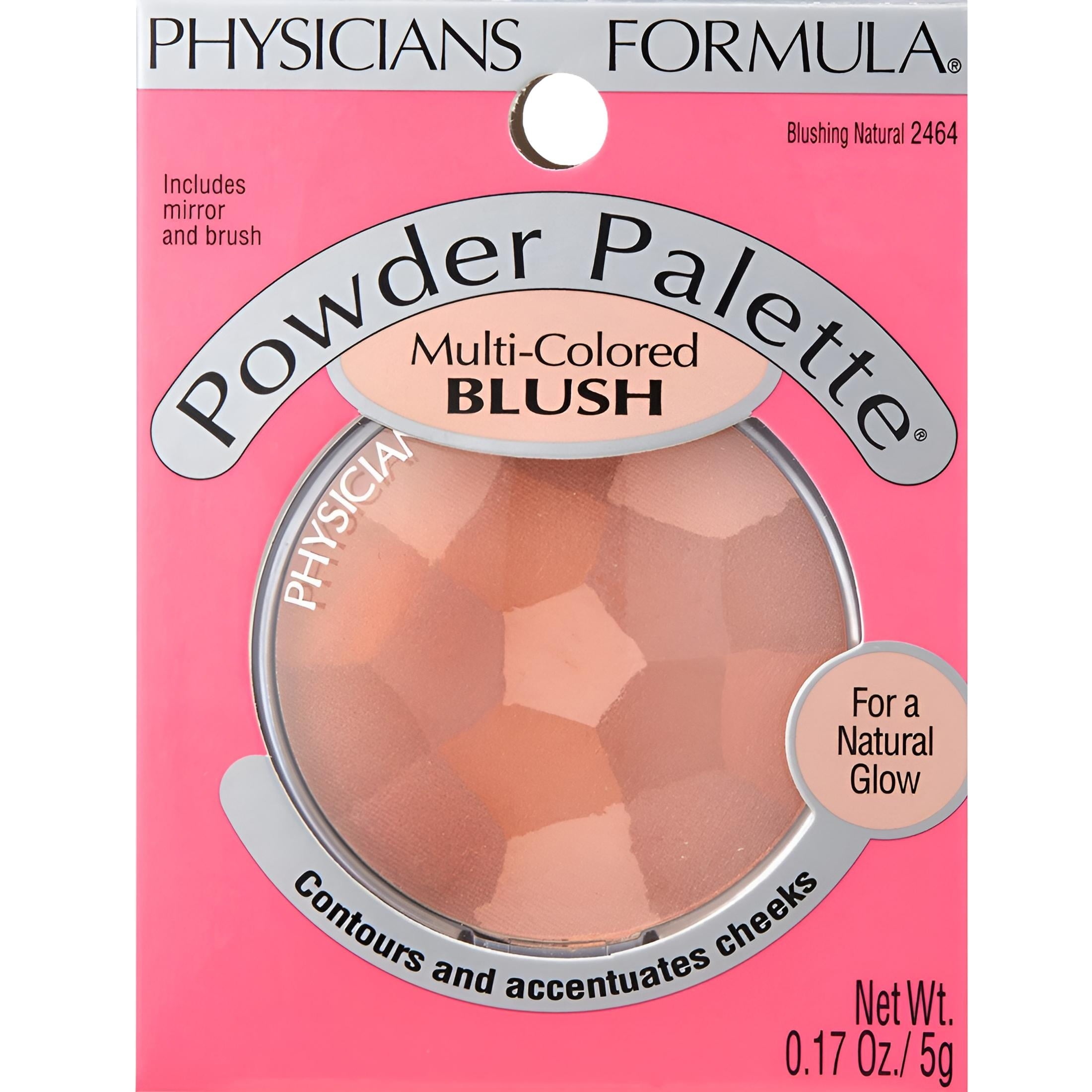 Physicians Formula Powder Palette Blush Makeup, Blushing Natural, 0.17 oz