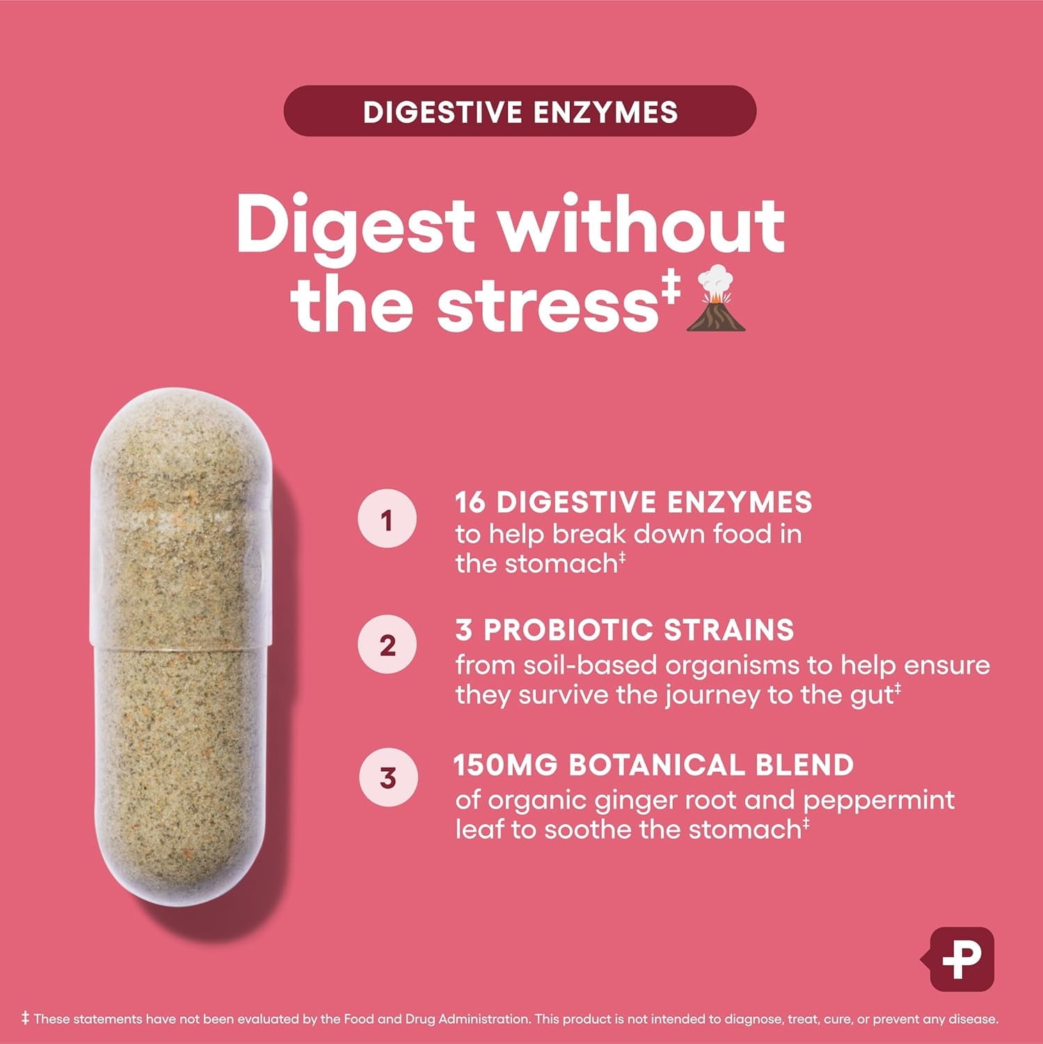 Physician's Choice Digestive Enzymes, Digestive & Gut Health, Bloating & Meal Time Discomfort, Men and Women, 30 Count