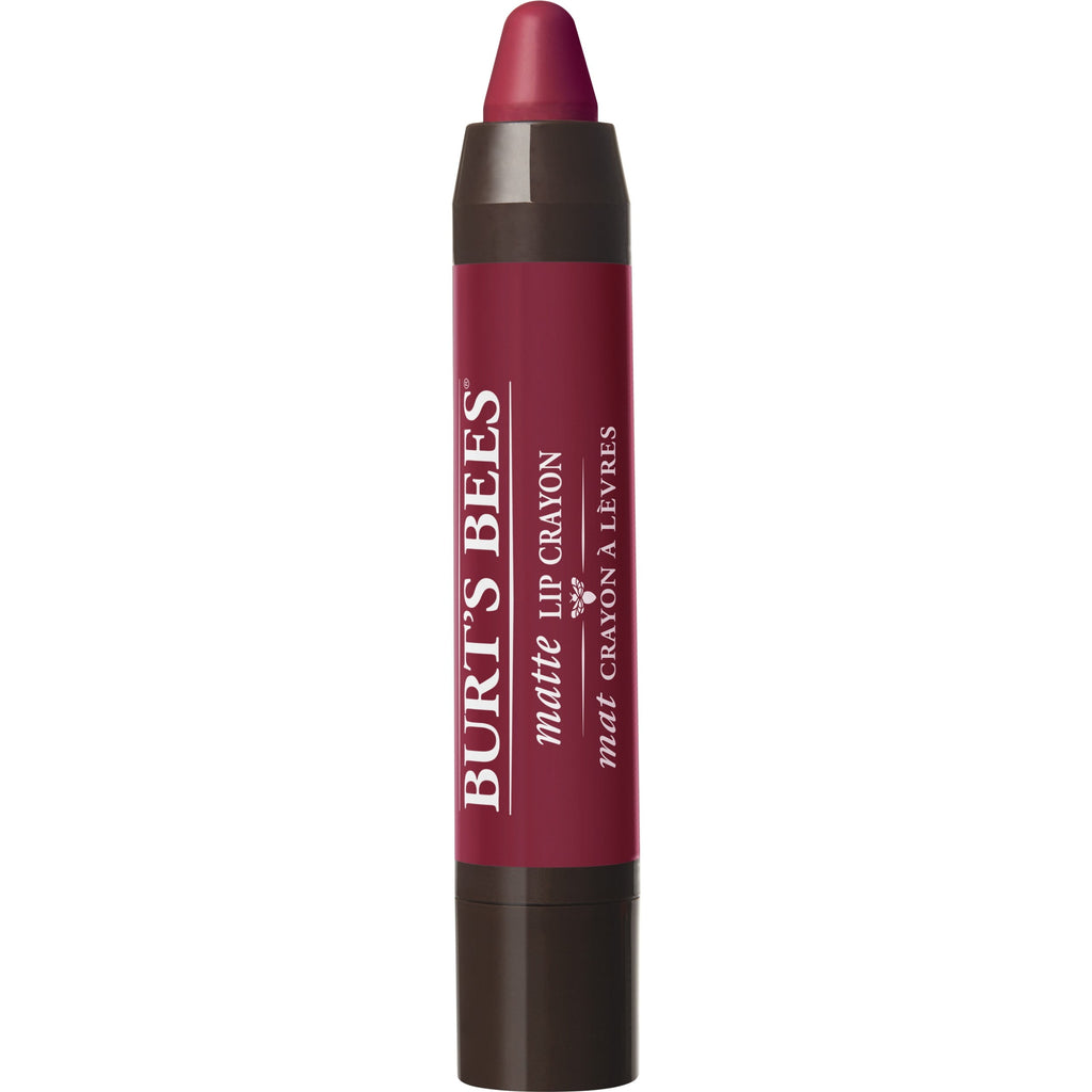 Burt's Bees 100% Natural Origin Moisturizing Matte Lip Crayon, Napa Vineyard - 1 Crayon