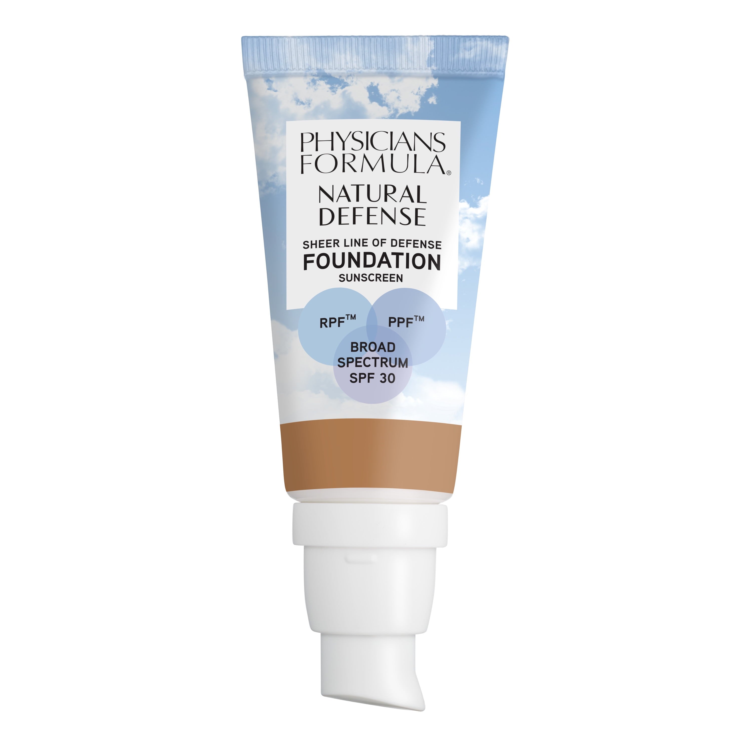Physicians Formula Natural Defense Sheer Line of Defense Foundation SPF 30, Medium