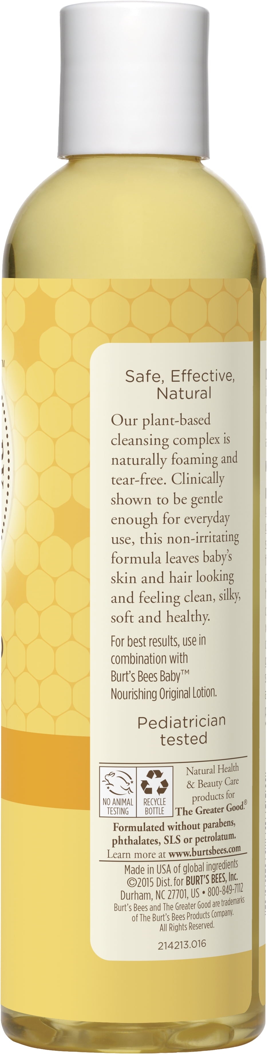 Burt's Bees Baby Shampoo & Wash, Original & Tear Free, 8 fl oz