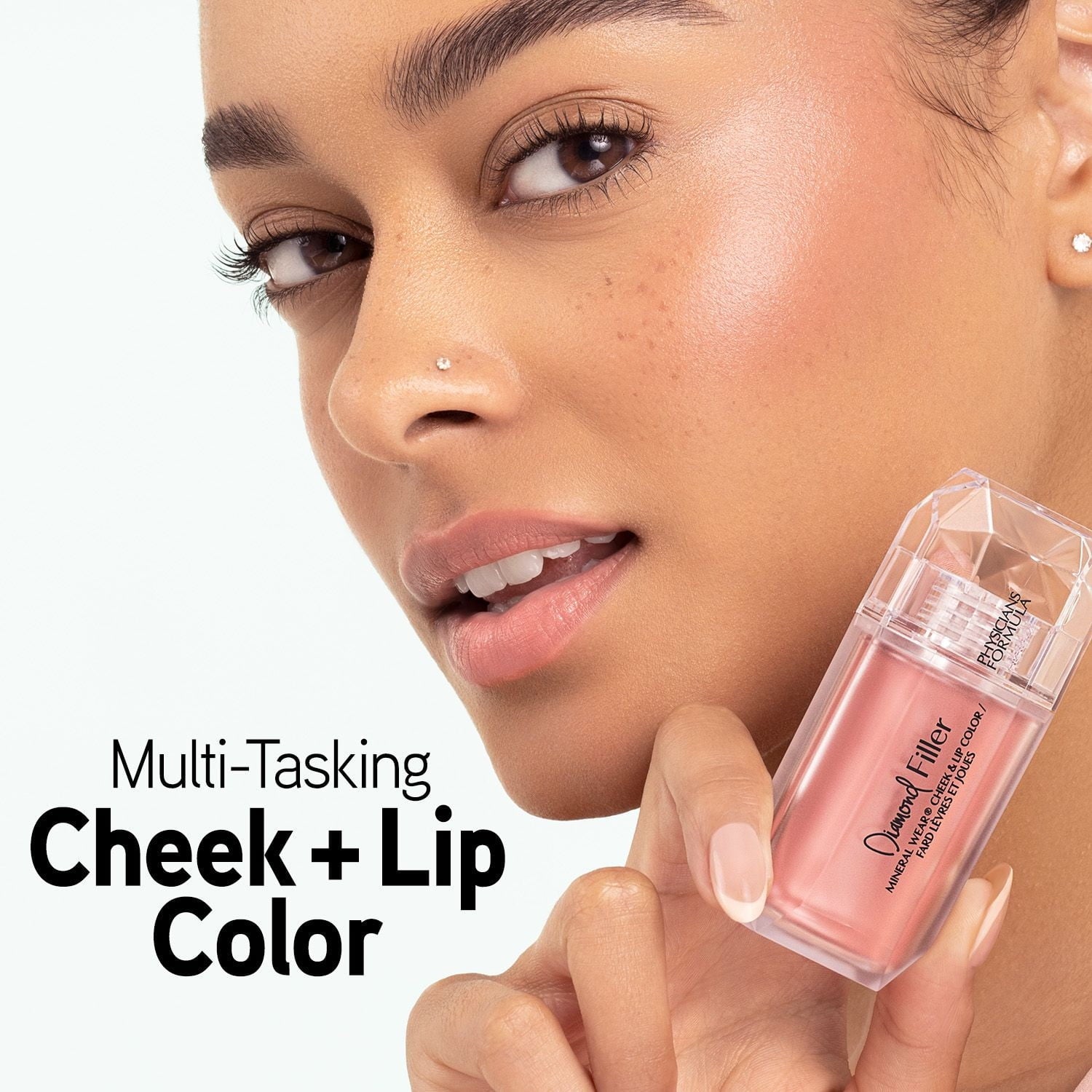 Physicians Formula Mineral Wear Diamond Filler Cheek & Lip Liquid Blush - Brilliant Peach