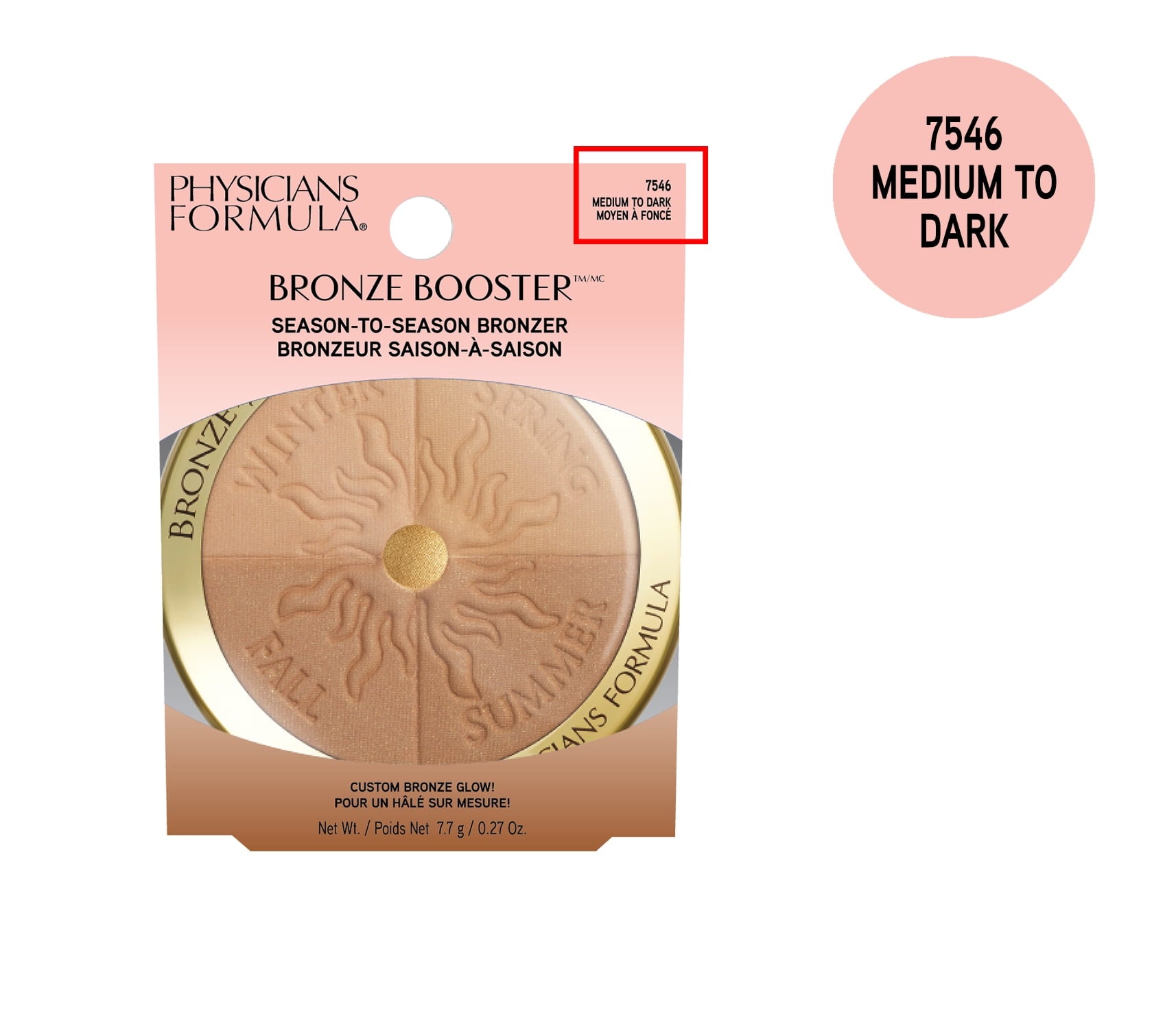 Physicians Formula Bronze Booster Glow Boosting Season to Season Bronzer, Medium to Dark