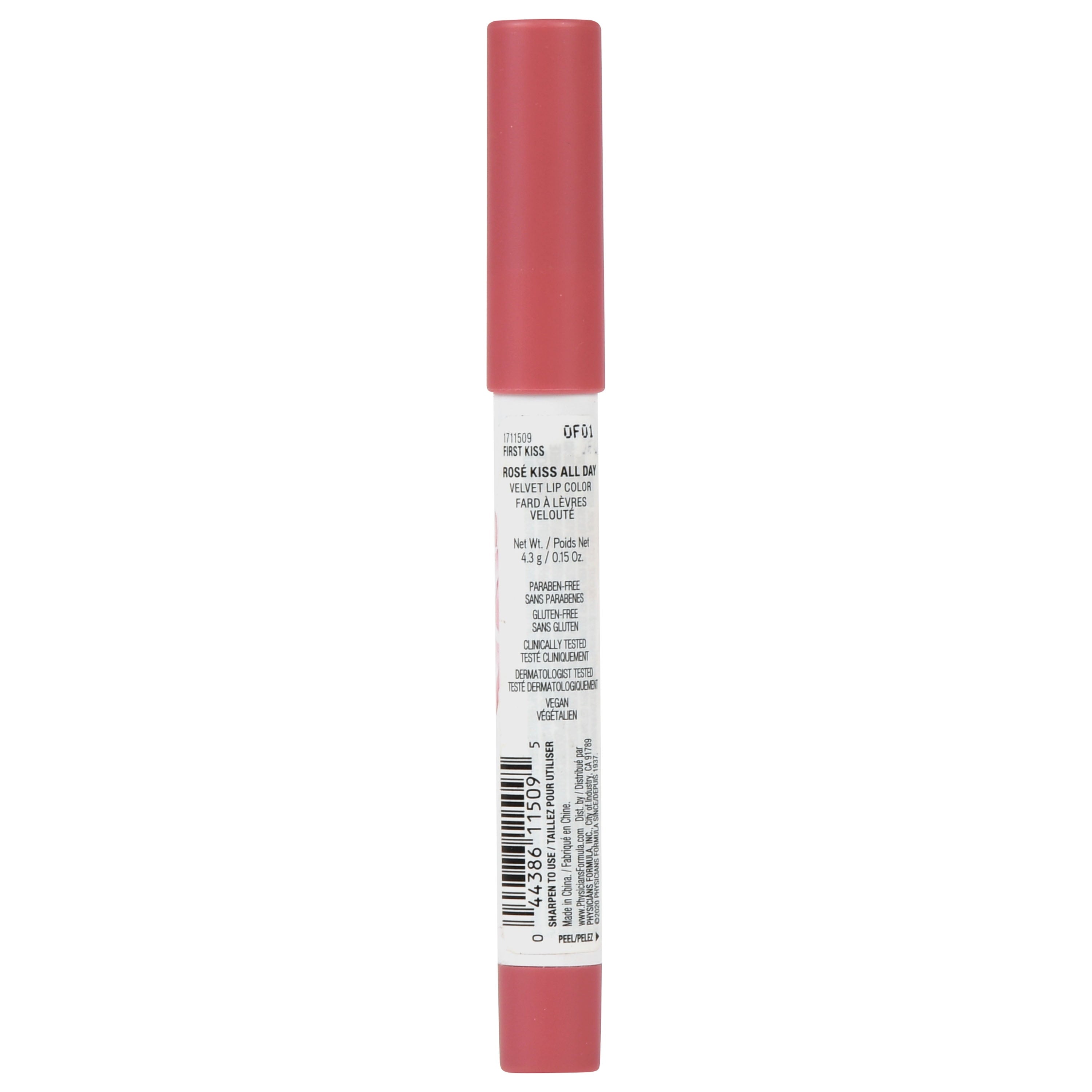 Physicians Formula RosÃÂ© All Day RosÃÂ© Kiss All Day Velvet Lip Color, First Kiss