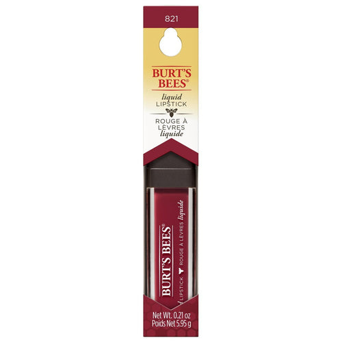Burt's Bees 100% Natural Glossy Liquid Lipstick, Drenched Dahlia, 1 Tube