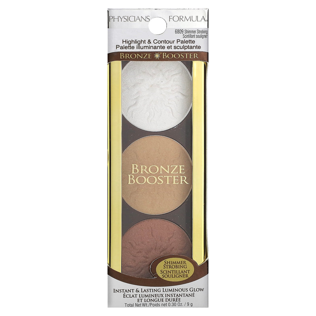 Physicians Formula Bronze Booster Highlight & Contour Palette, Shimmer Glow Palette