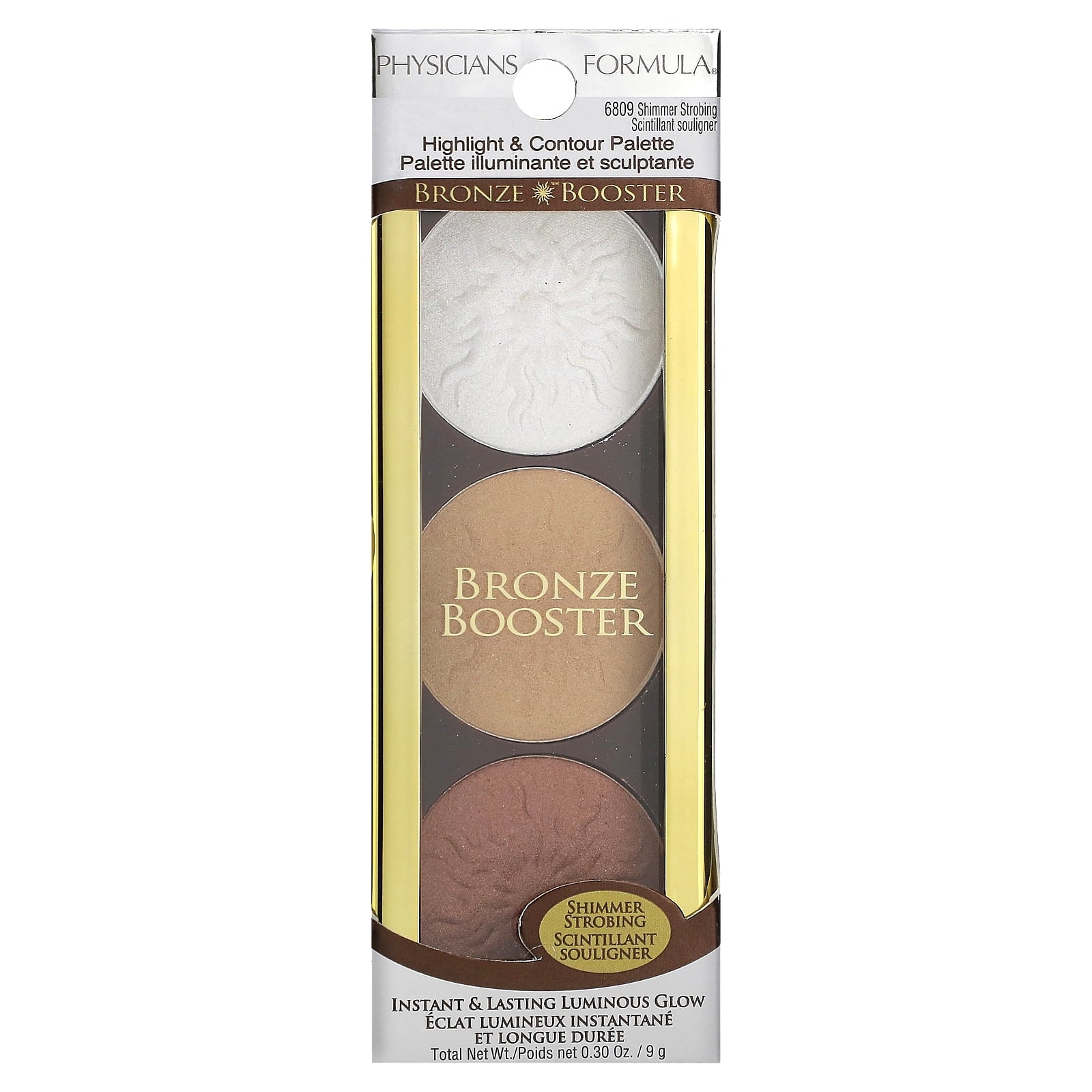 Physicians Formula Bronze Booster Highlight & Contour Palette, Shimmer Glow Palette