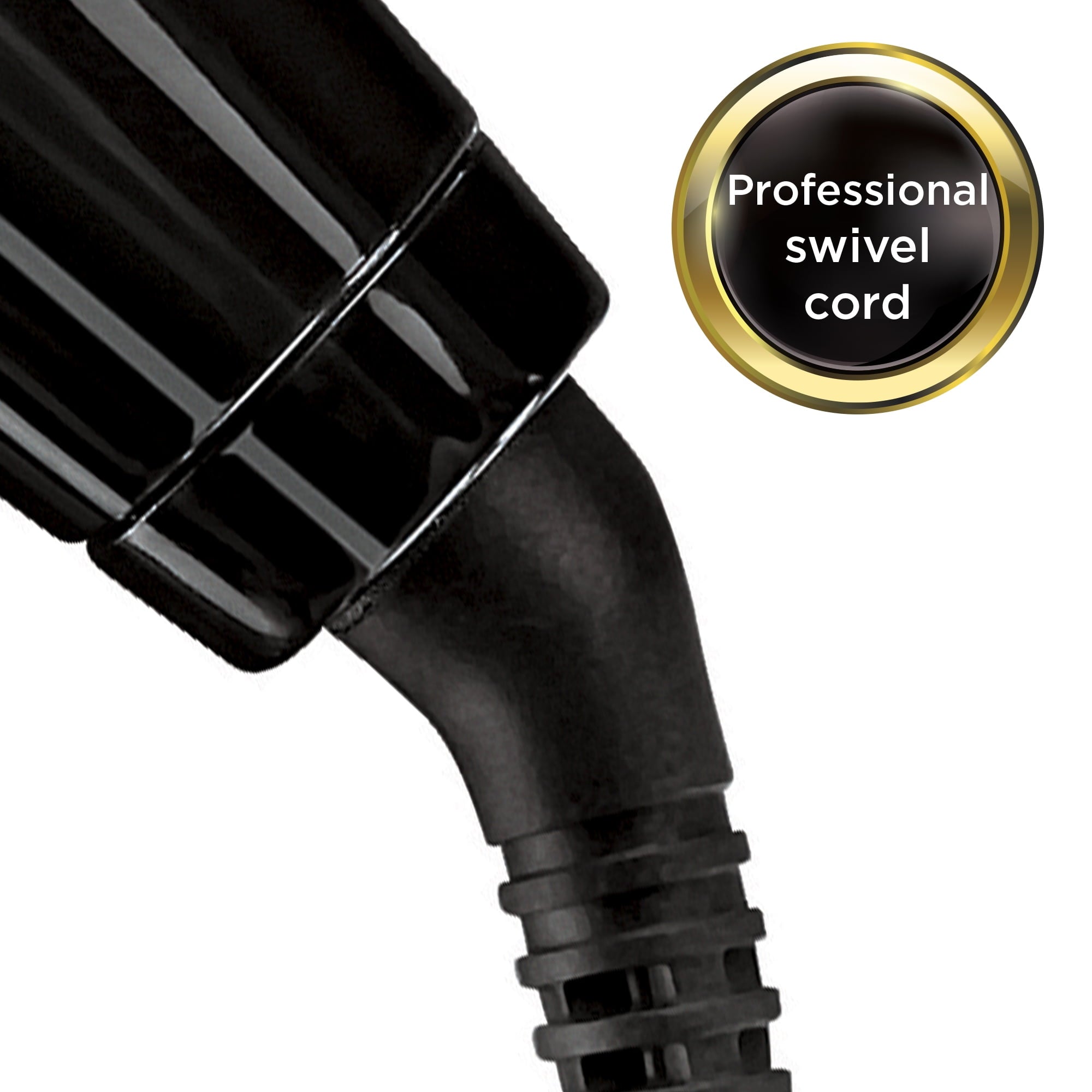 Revlon Pro Collection Silicone 1" Heated Brush, Black and Pink