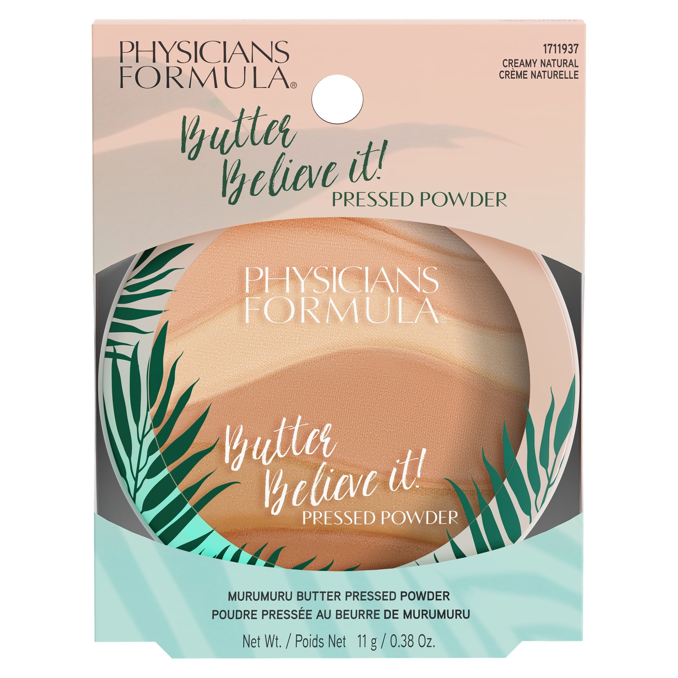 Physicians Formula Murumuru Butter Butter Believe it, Pressed Powder, Creamy Natural