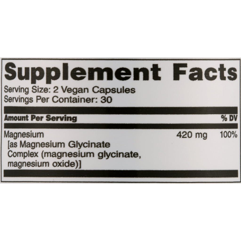 DOCTORS’ PREFERRED High Potency Magnesium Glycinate Complex- Gentler on Your Stomach, Highly Potent, Doctor-Developed Formula. Heart Health, Mood Support and More 420 mg per Serving, 30-Day Supply