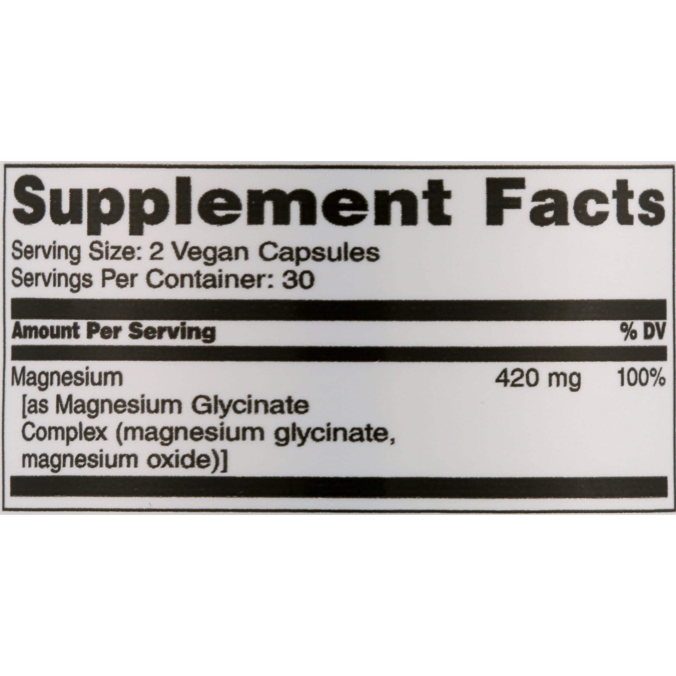 DOCTORS’ PREFERRED High Potency Magnesium Glycinate Complex- Gentler on Your Stomach, Highly Potent, Doctor-Developed Formula. Heart Health, Mood Support and More 420 mg per Serving, 30-Day Supply
