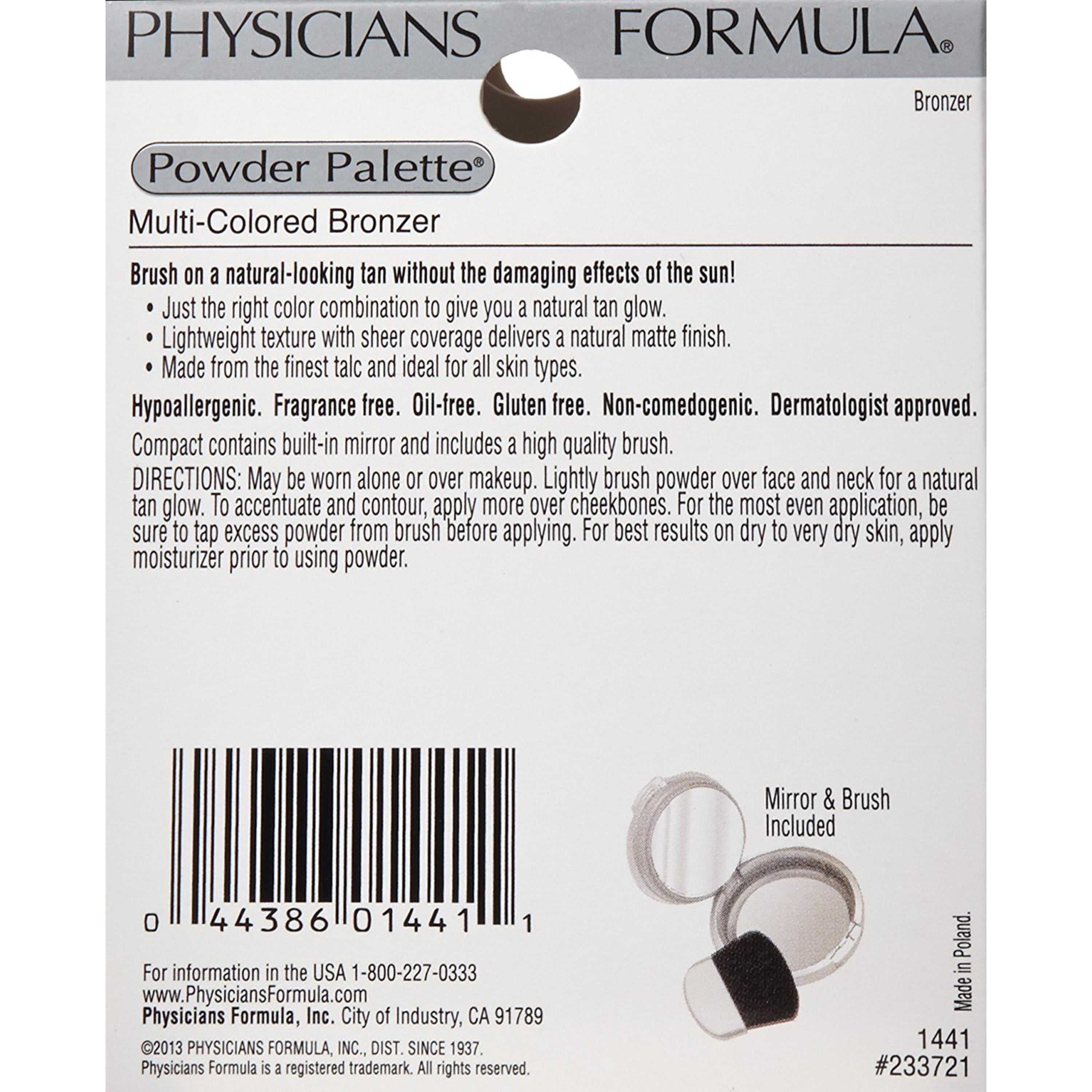 Physicians Formula Powder Palette® Color Corrective Powders Multi-Color, Bronzer