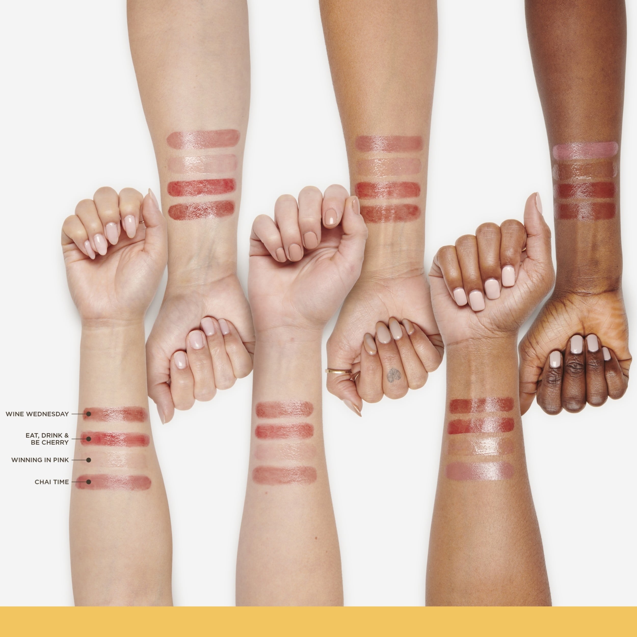 Burts Bees Gloss and Glow Glossy Balm, 100% Natural Origin, Winning in Pink, 1 Tube