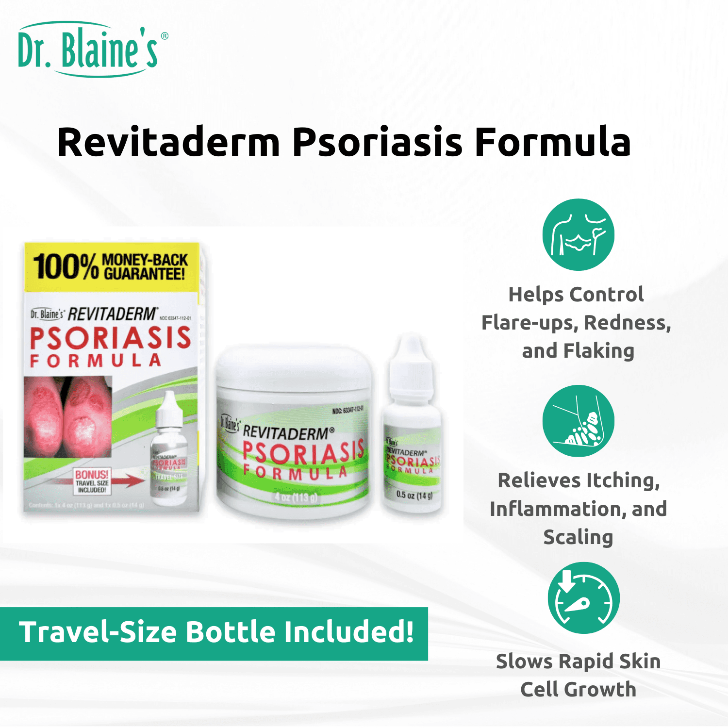 Dr. Blaine's Revitaderm Psoriasis Formula,  4 oz
