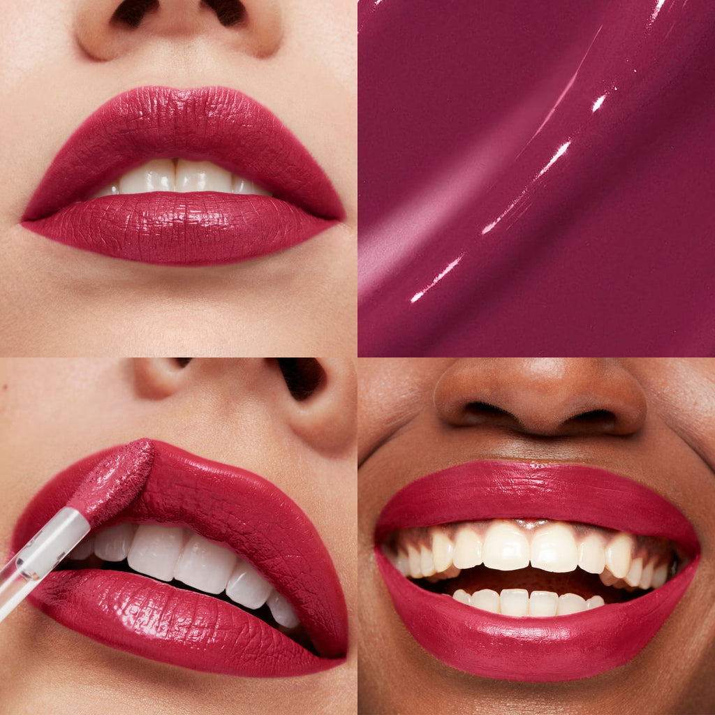 REVLON ColorStay Satin Ink Crown Jewels Liquid Lipstick, Longlasting & Waterproof Lipcolor, Moisturizing Creamy Formula Infused with Black Currant Seed Oil, 034 Regal Ruby, 0.17 fl oz.