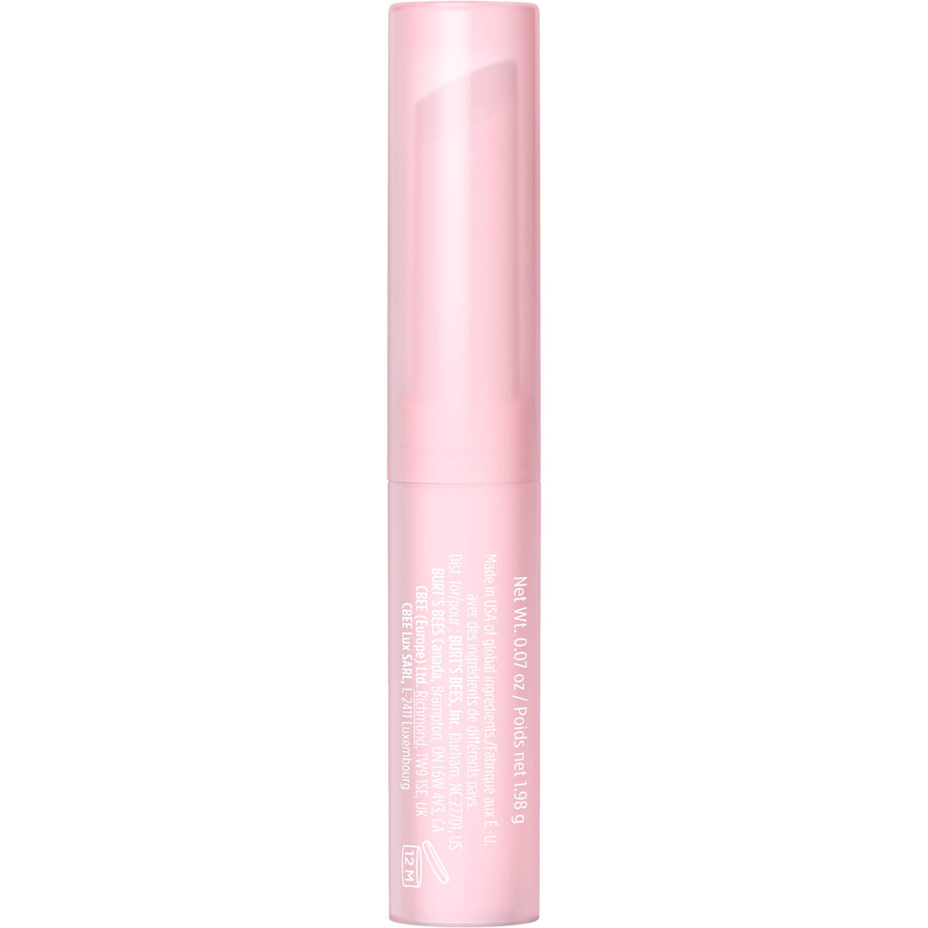 Burts Bees Gloss and Glow Glossy Balm, 100% Natural Origin, Winning in Pink, 1 Tube