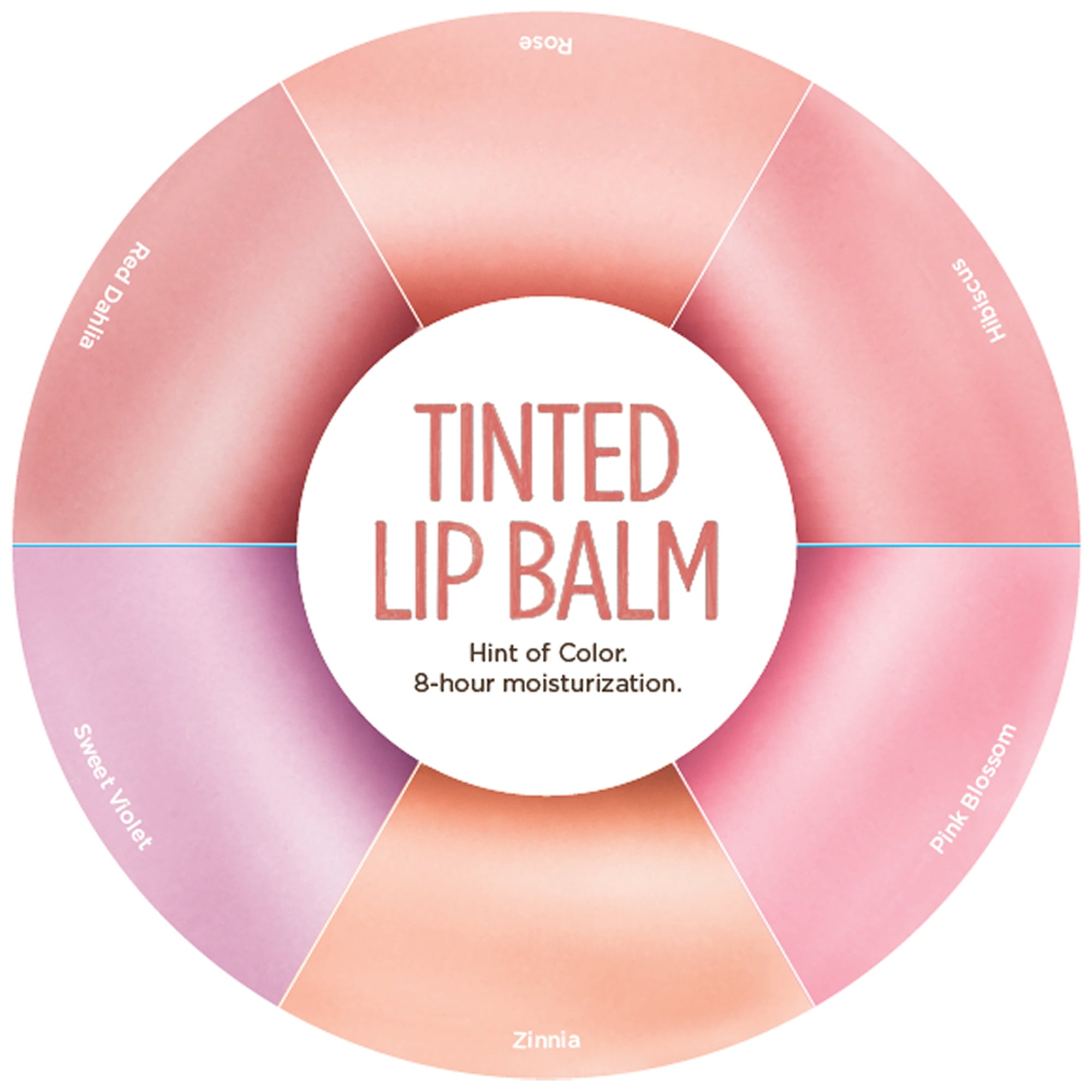 Burt's Bees 100% Natural Tinted Lip Balm, Hibiscus with Shea Butter & Botanical Waxes - 1 Tube