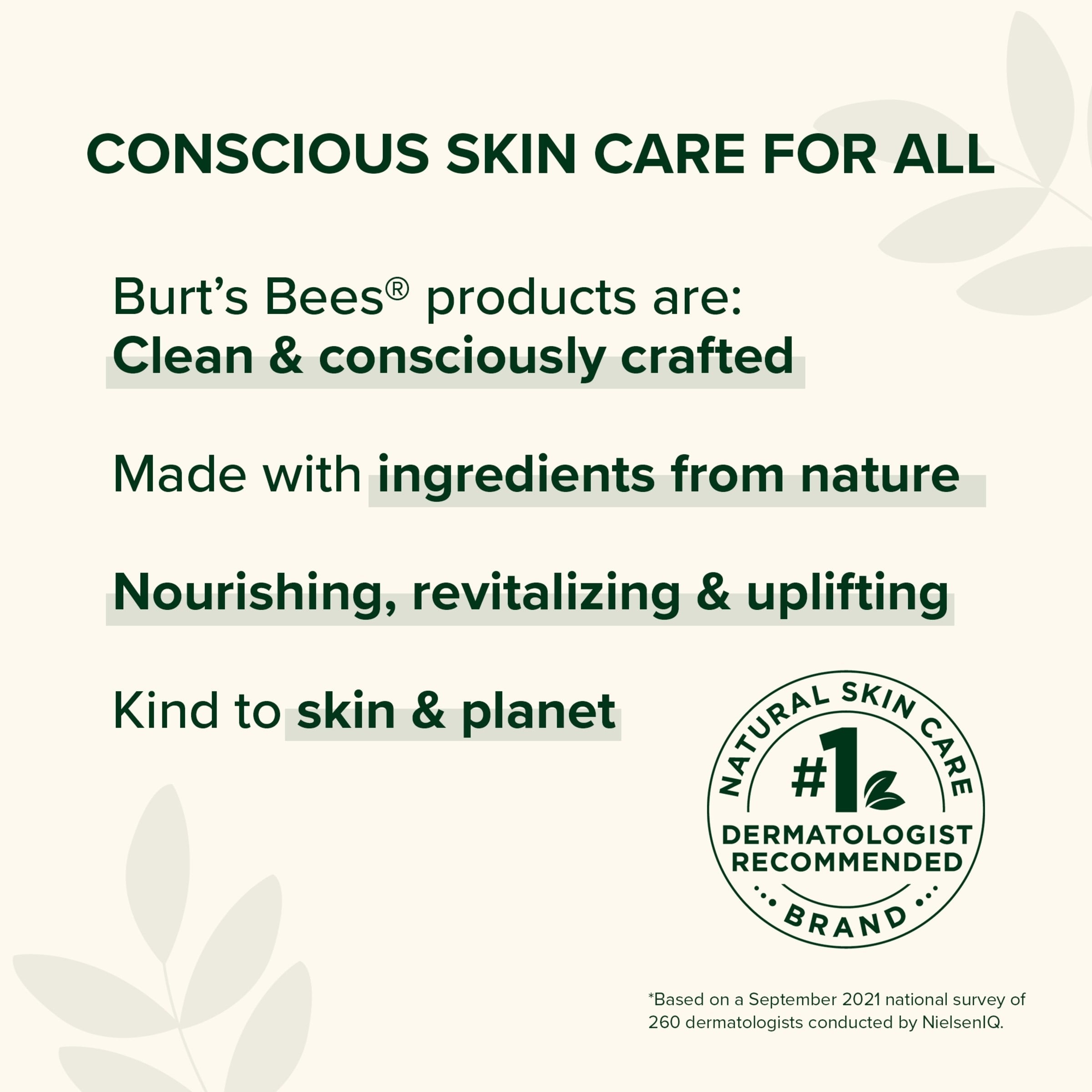 Burt's Bees 100% Natural Moisturizing Single Use Lip Mask, 6 Count