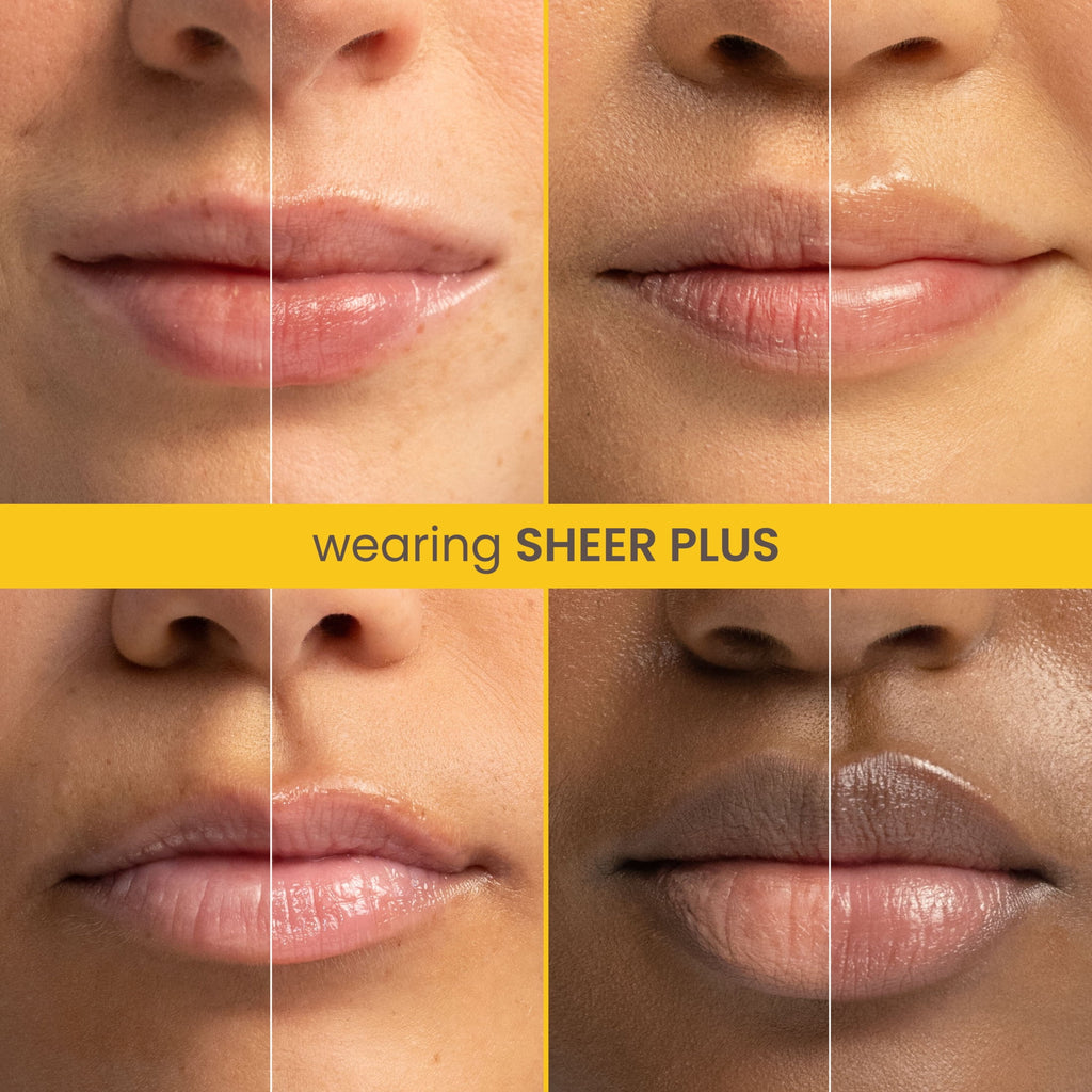 Burt's Bees Boosted Lip Balm Sheer Plus with Shea Butter, 1 Tube, 0.16 Oz