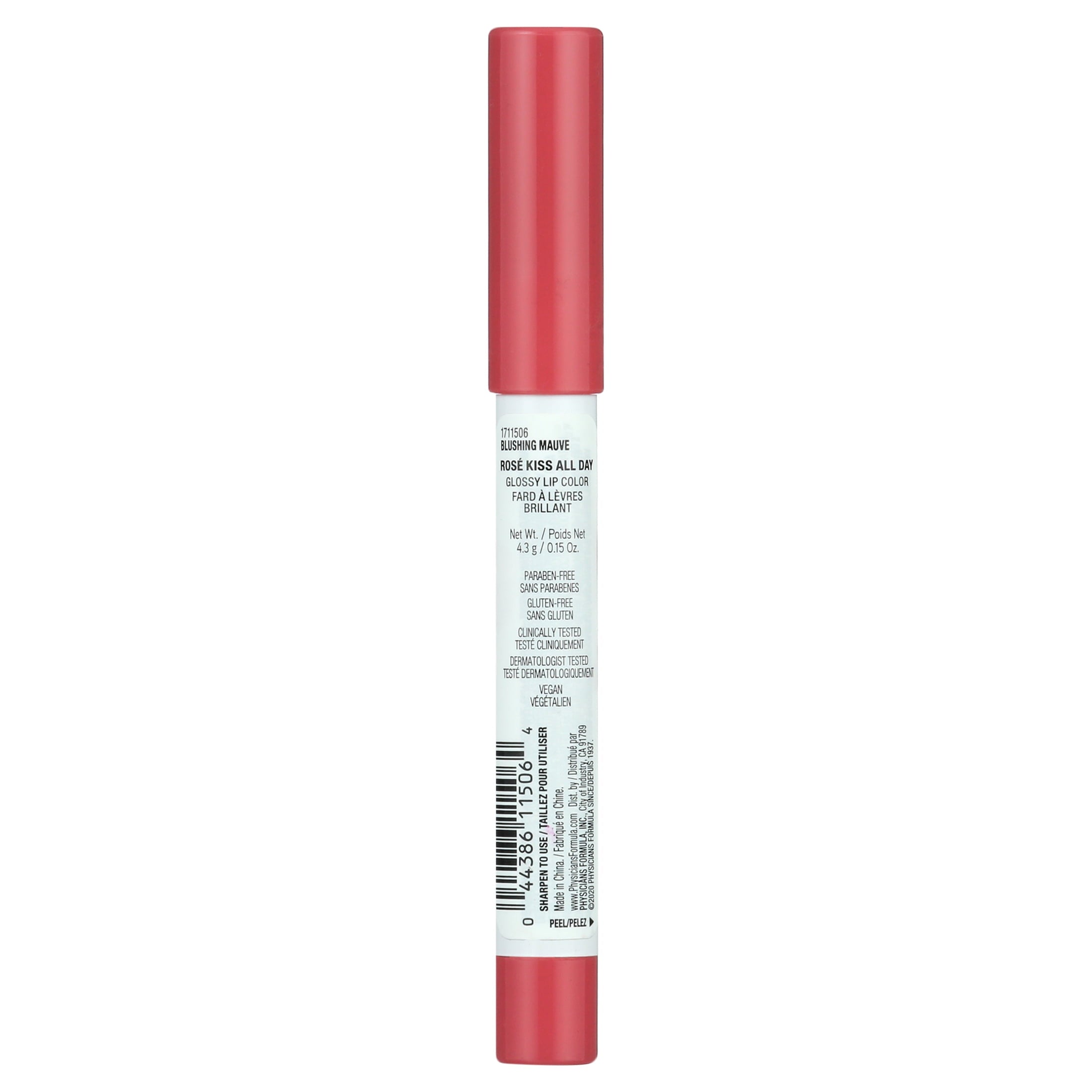 Physicians Formula RosÃÂ© All Day RosÃÂ© Kiss All Day Glossy Lip Color, Blushing Mauve