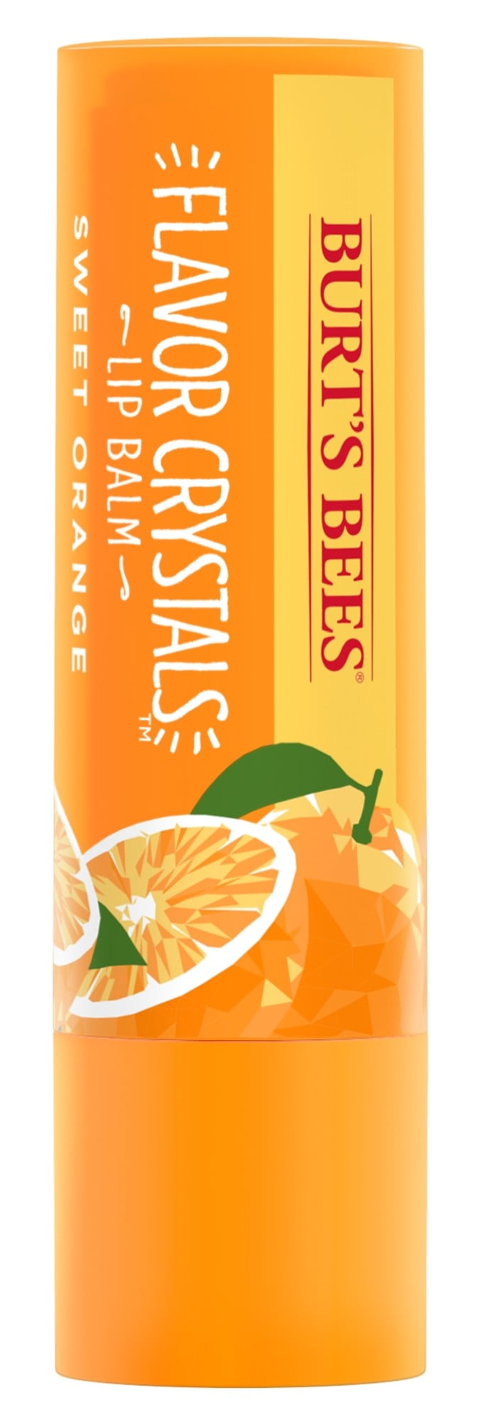 Burt's Bees Flavor Crystal 100% Natural Lip Balm, Sweet Orange, 1 Count
