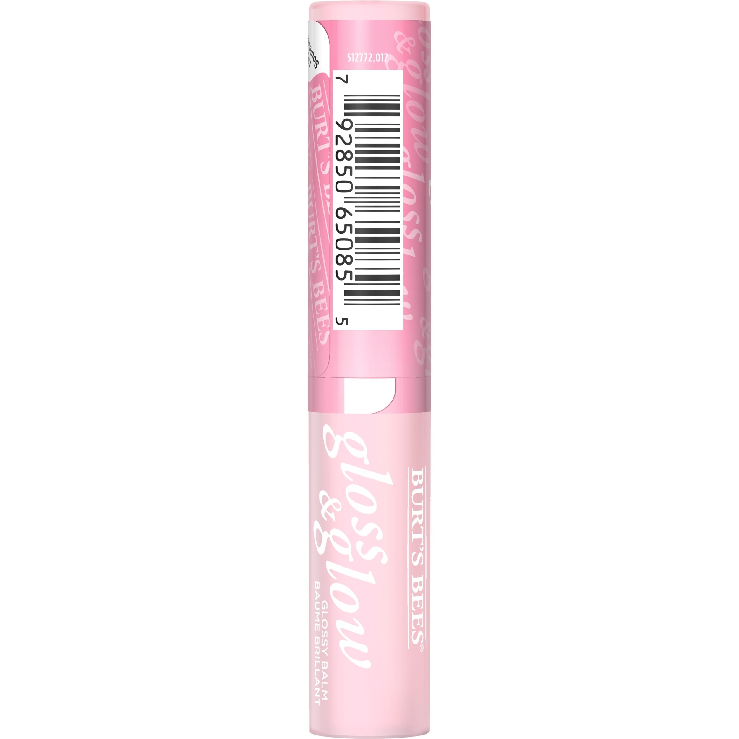 Burts Bees Gloss and Glow Glossy Balm, 100% Natural Origin, Winning in Pink, 1 Tube