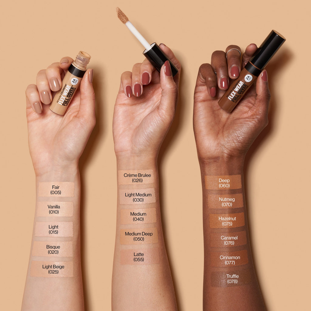 Revlon ColorStay Flex Wear Concealer, Full Coverage, 24HR Wear, 070 Nutmeg, 0.34 fl oz