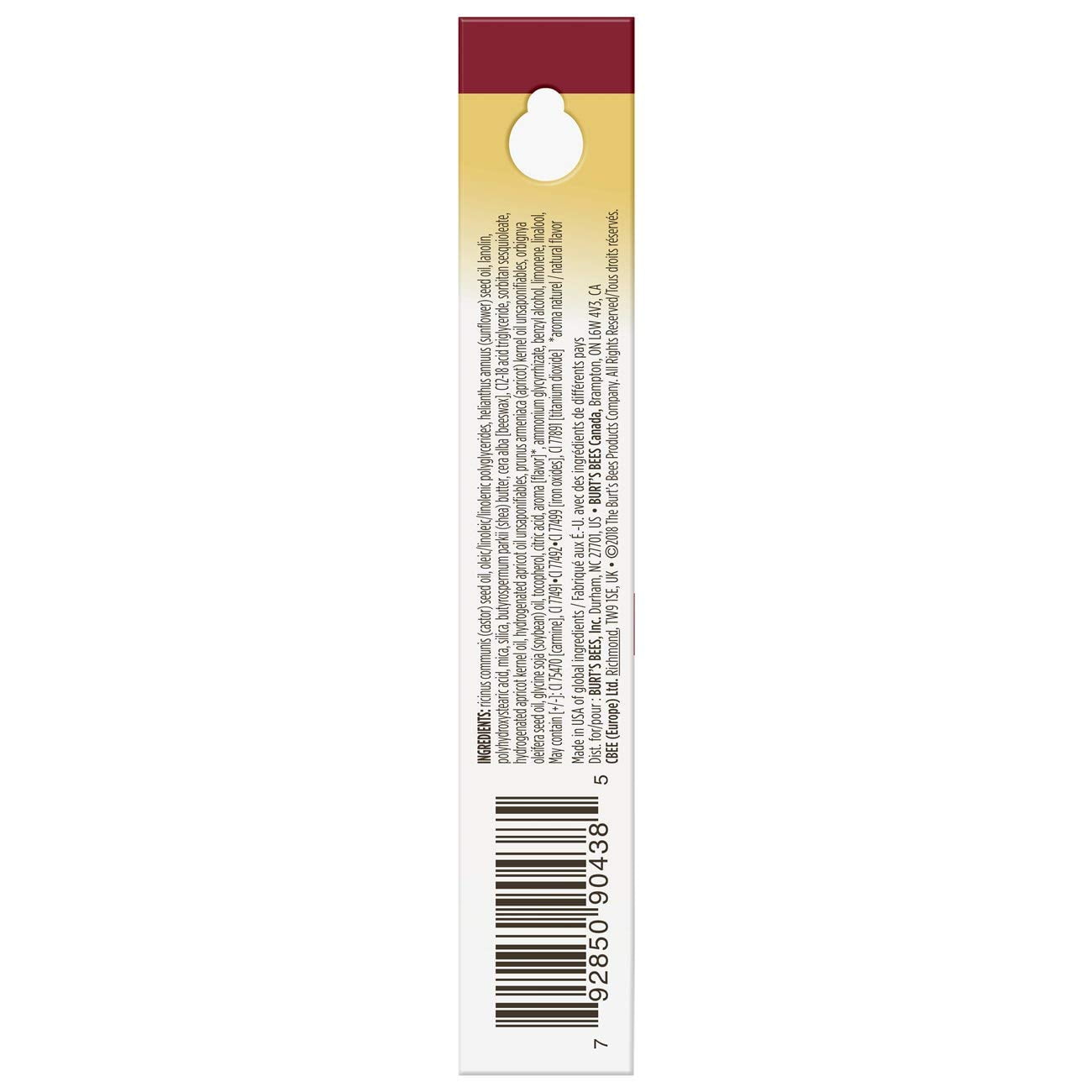 Burt's Bees 100% Natural Glossy Liquid Lipstick, Drenched Dahlia, 1 Tube