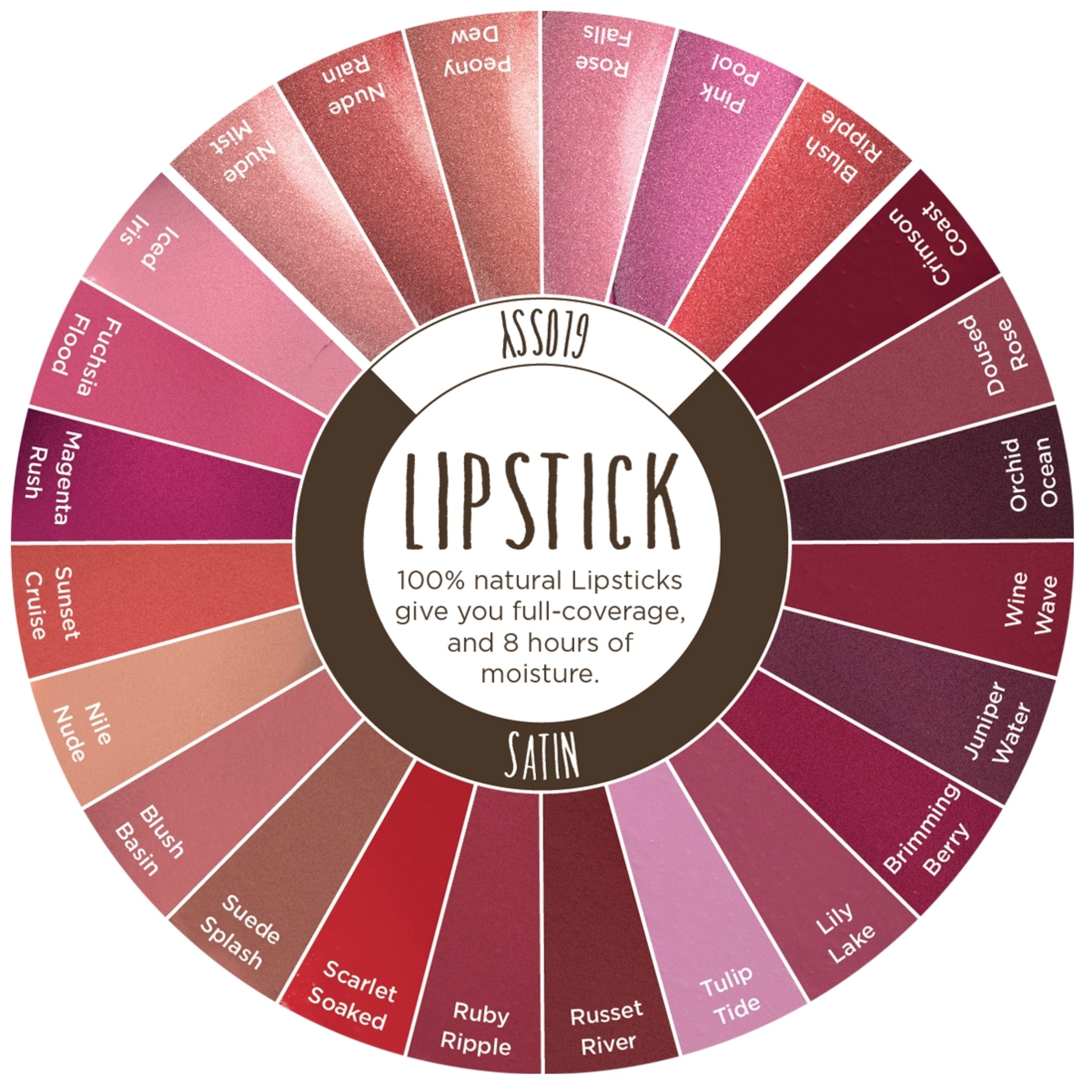Burts Bees Lipstick - # 530 Lily Lake by Burts Bees for Women - 0.12 oz Lipstick