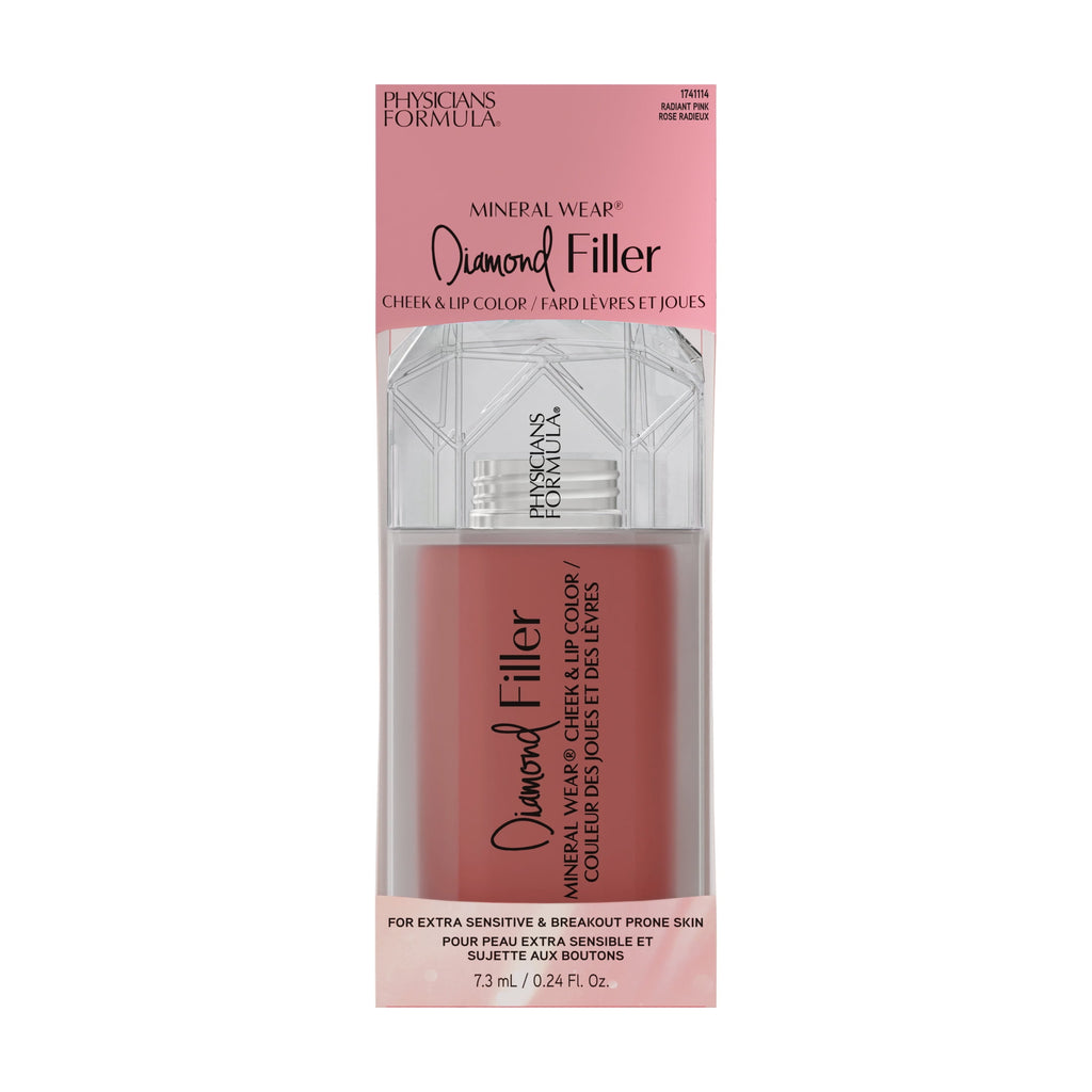 Physicians Formula Physicians Formula Mineral Wear Diamond Filler Cheek & Lip Color, Radiant Pink - Radiant Pink