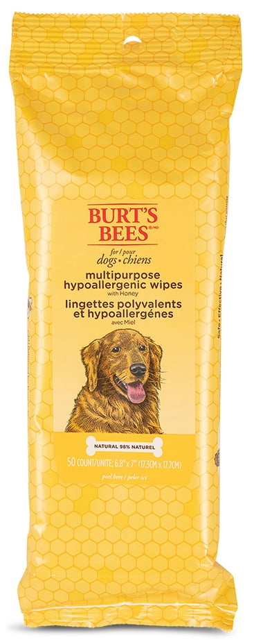 Burt's Bees For Dogs Hypoallergenic Multipurpose Wipes 50 Ct.