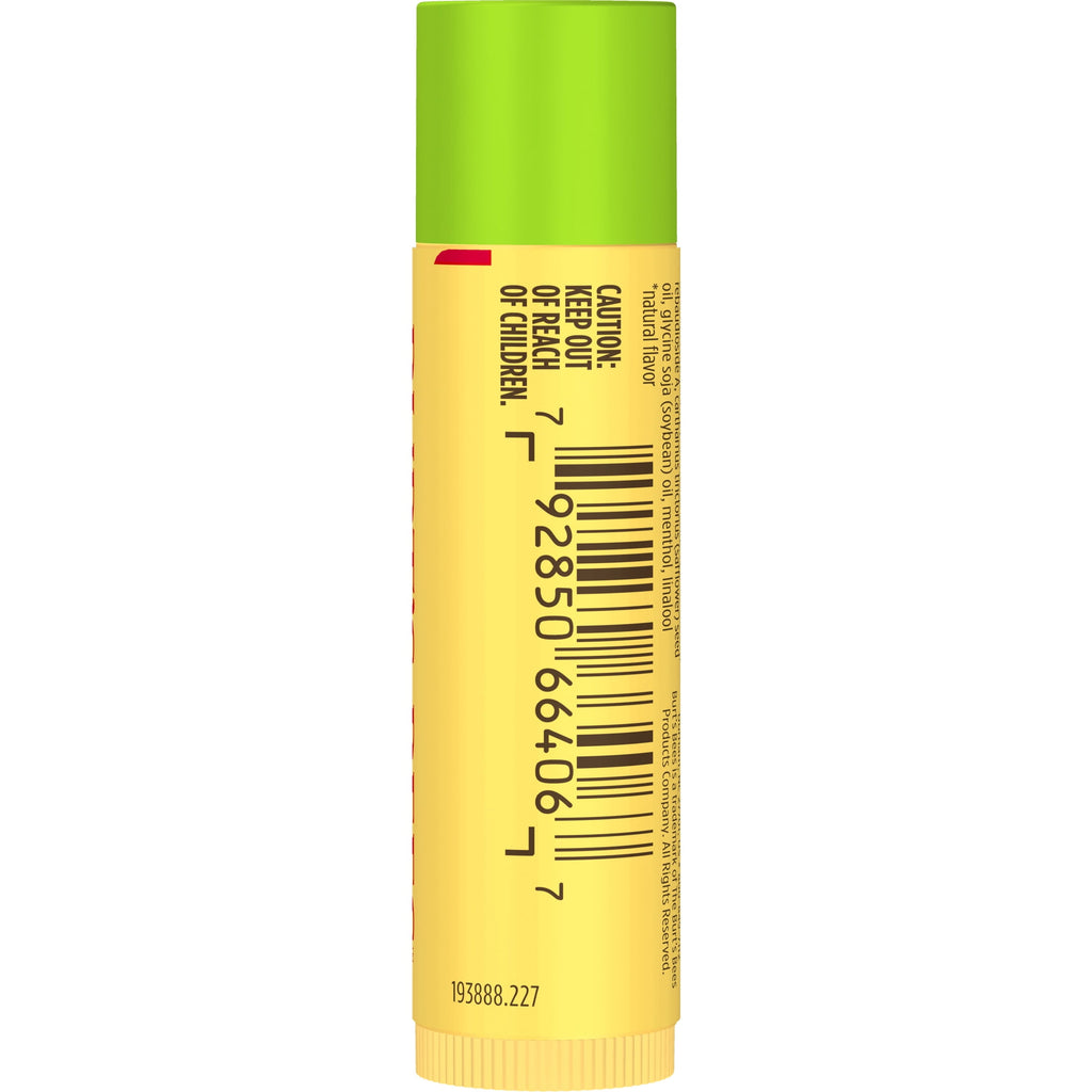 Burt's Bees Green Apple Moisturizing Lip Balm, 100% Natural Origin, Mother's Day Gift, 1 Tube, 0.15 oz